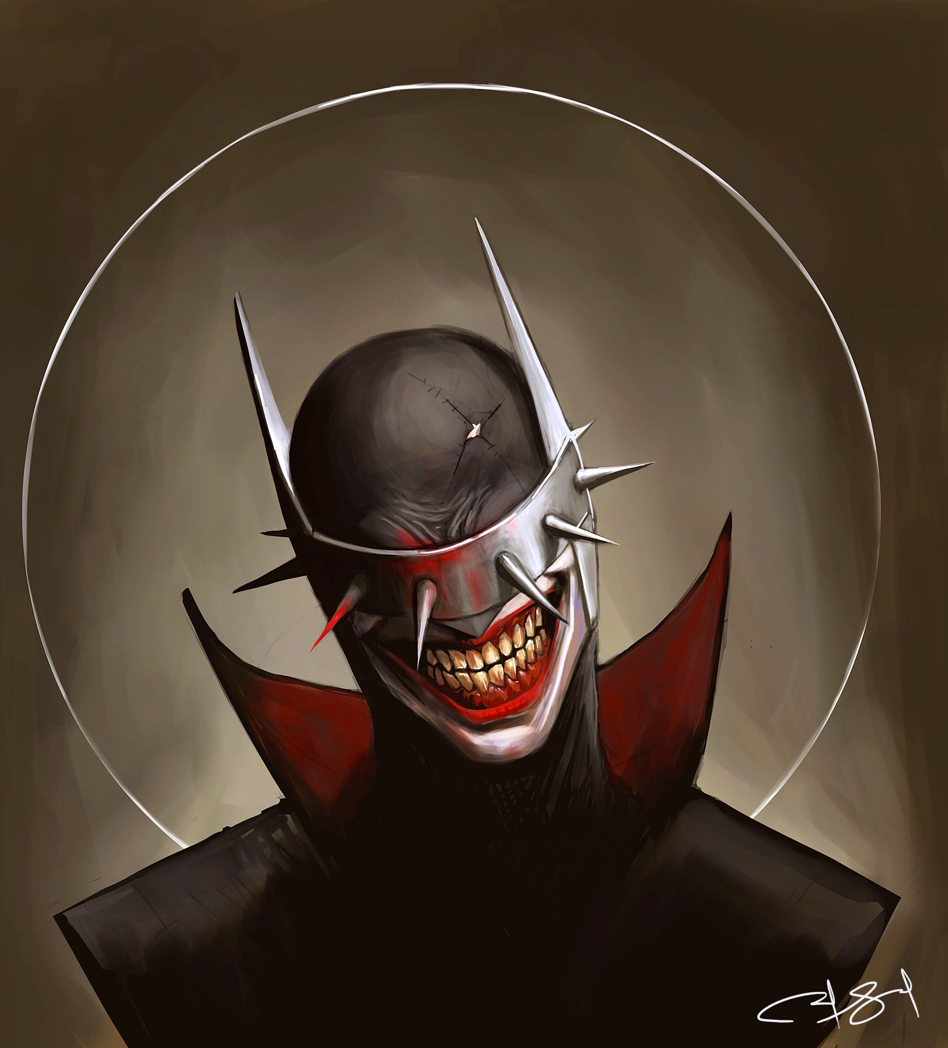 Wallpaper #1xlgHY8BtGB6xQ782XYc9 Artstation the Batman Who Laughs Von Catapusan Batman Batman