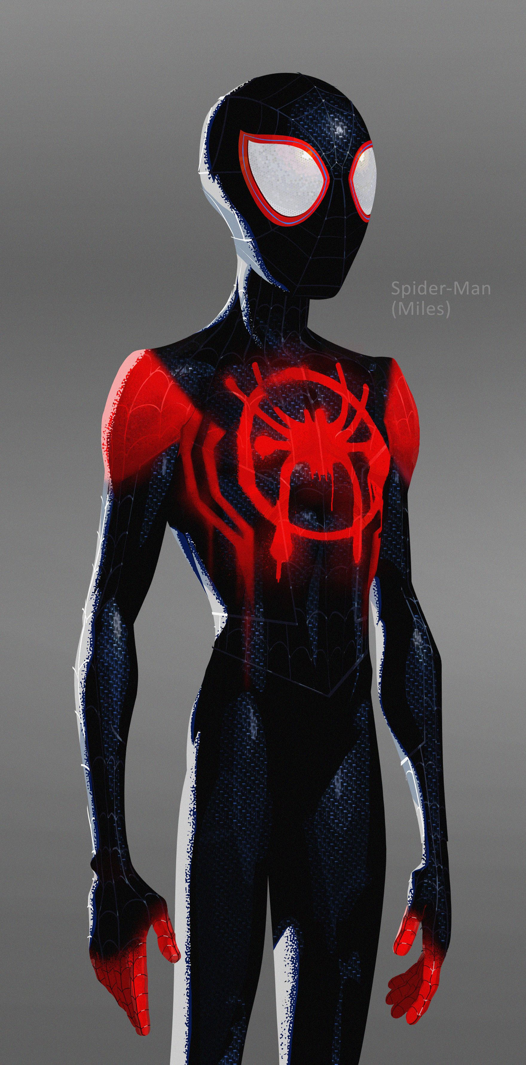 Wallpaper #shmAIo8BtGB6xQ78tYKT43 Artstation Miles Morales Spider Man into the Spider Verse Yashar