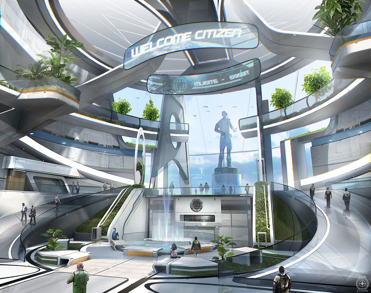 Wallpaper #Z7lp3pIBJvJKYCmERgWS360 Pin by Yi Mu on Sci Fi Architecture Sci Fi Environment Sci Fi City