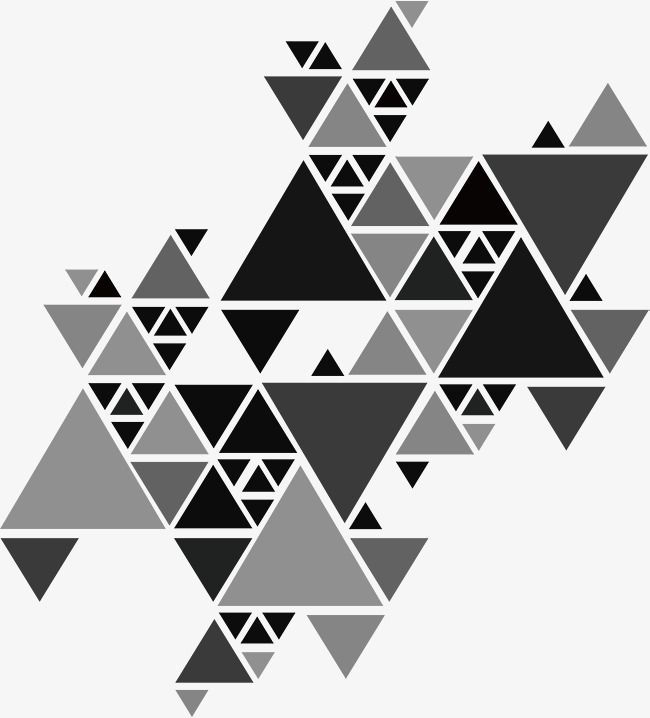 Wallpaper #_7g21pIBJvJKYCmEItw-57 Gray Triangle Puzzle Png Images Vector Png Technological Sense