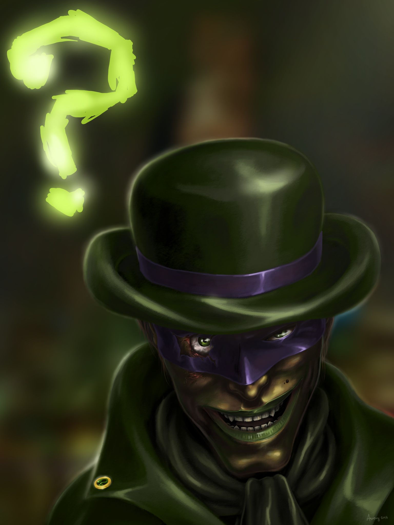 Wallpaper #JxnPLo8BtGB6xQ7855aC42 The Riddler Commissioned Artwork Fan Art Sketches