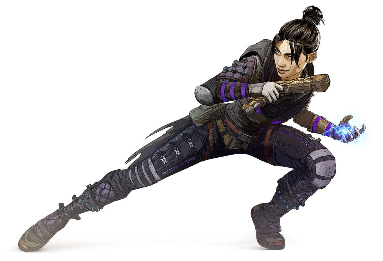 Wallpaper #DnSJyI4B_8f4nGFa6HP537 Wraith Action Pose Artwork from Apex Legends Art Artwork Gaming