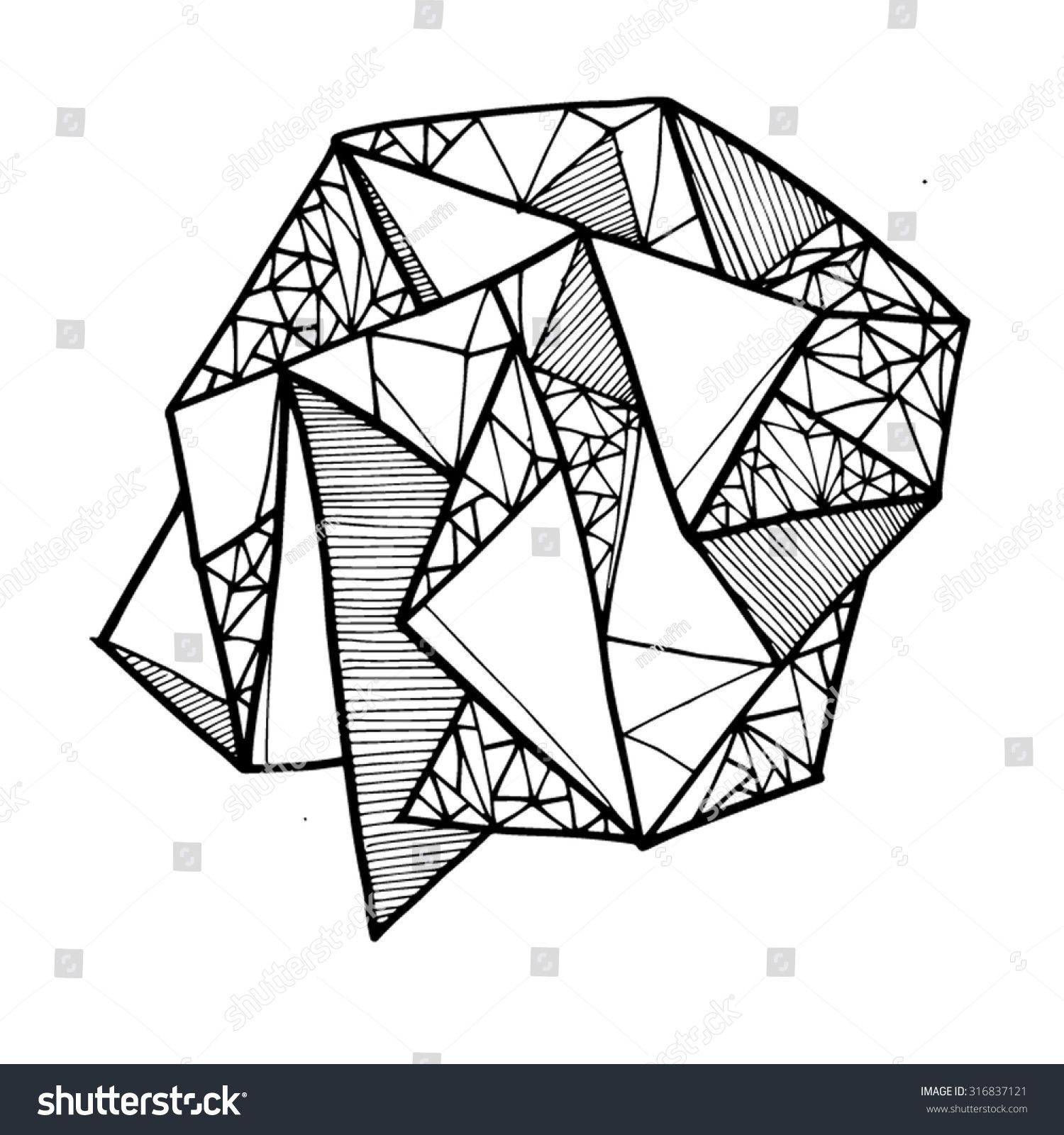 Wallpaper #jmiMFZMBSpphPi3-4wjh181 Geometric Shape Lines Lineart Shapes Line Art Arts Illustration