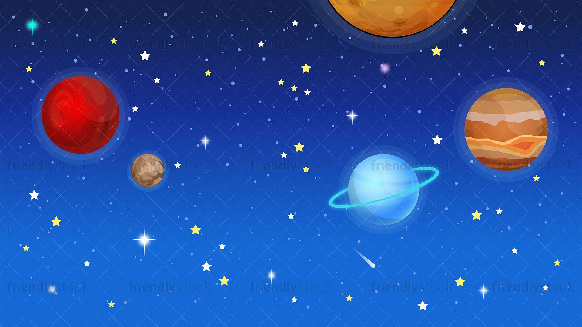 Wallpaper #CGc6B5MBSpphPi3-I8U6129 Outer Space Background Cartoon Clipart Vector Friendlystock Space