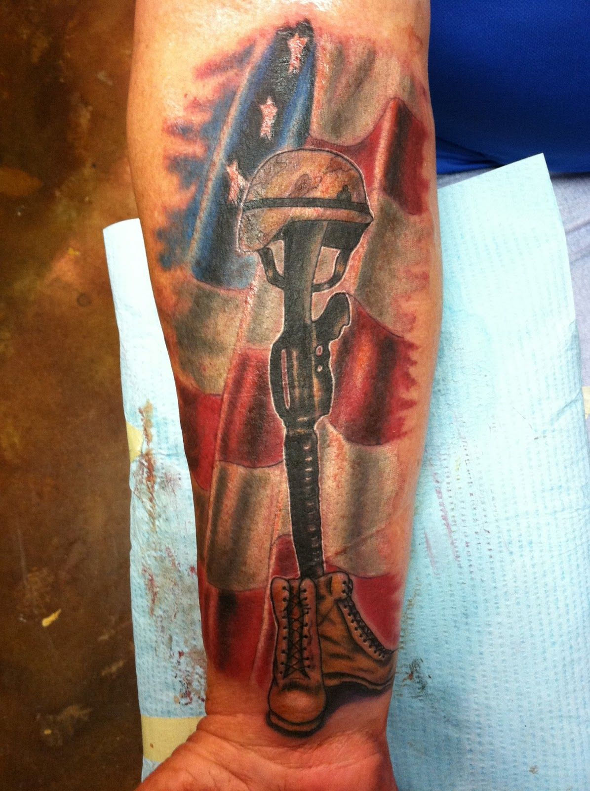 Wallpaper #dTGeNZMB5zzyi_yYplfS145 Military Memorial Forearm Tattoo by David Meek Tattoos Tucson Arizona