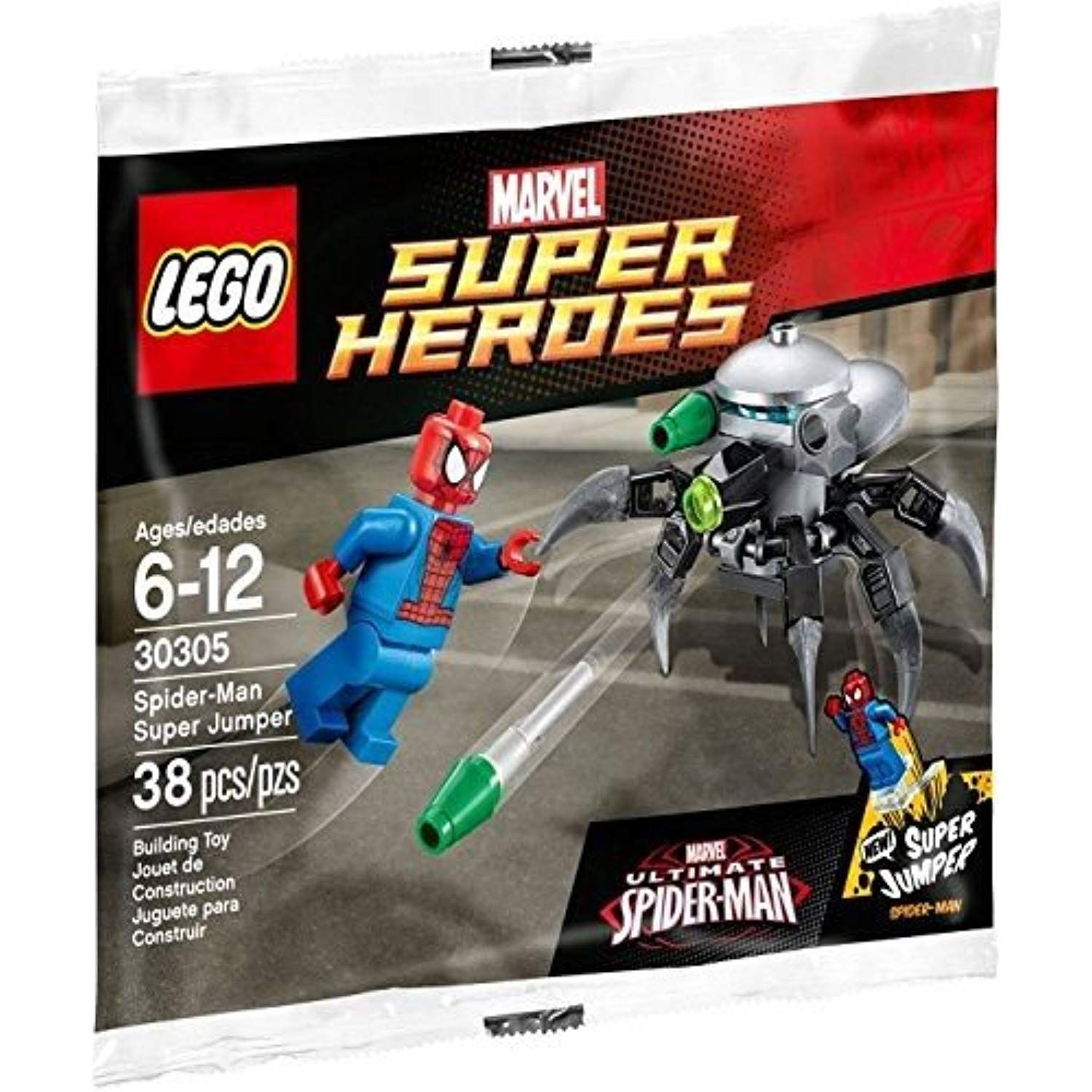 Wallpaper #q3088I4Bnwiau_P6YQWh19 Lego Marvel Super Heroes Spider Man Polybag Set Super Jumper 30305