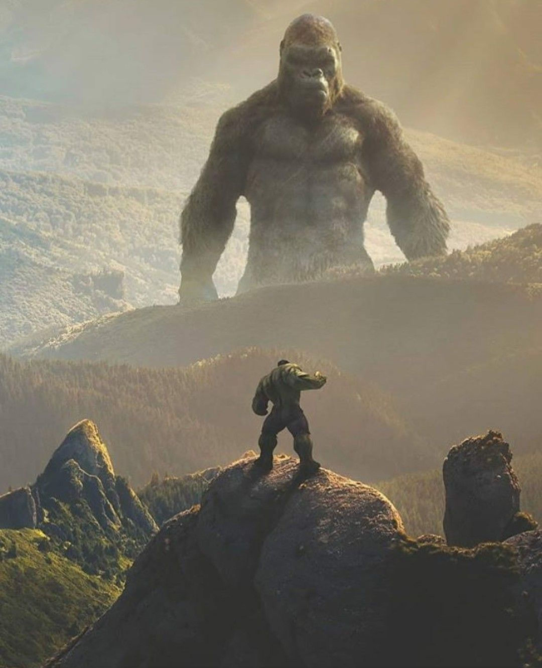 Wallpaper #1u_fTJMBMN-XEVvVqz477 Hulk vs King Kong Hulk Art Hulk Marvel Marvel Superheroes