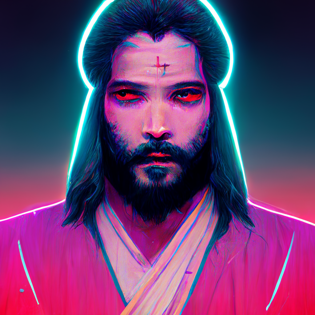 Wallpaper #y32f8I4Bnwiau_P6AQYo9 Jesus Art Cyberpunk Space Fictional Characters Floor Space Fantasy