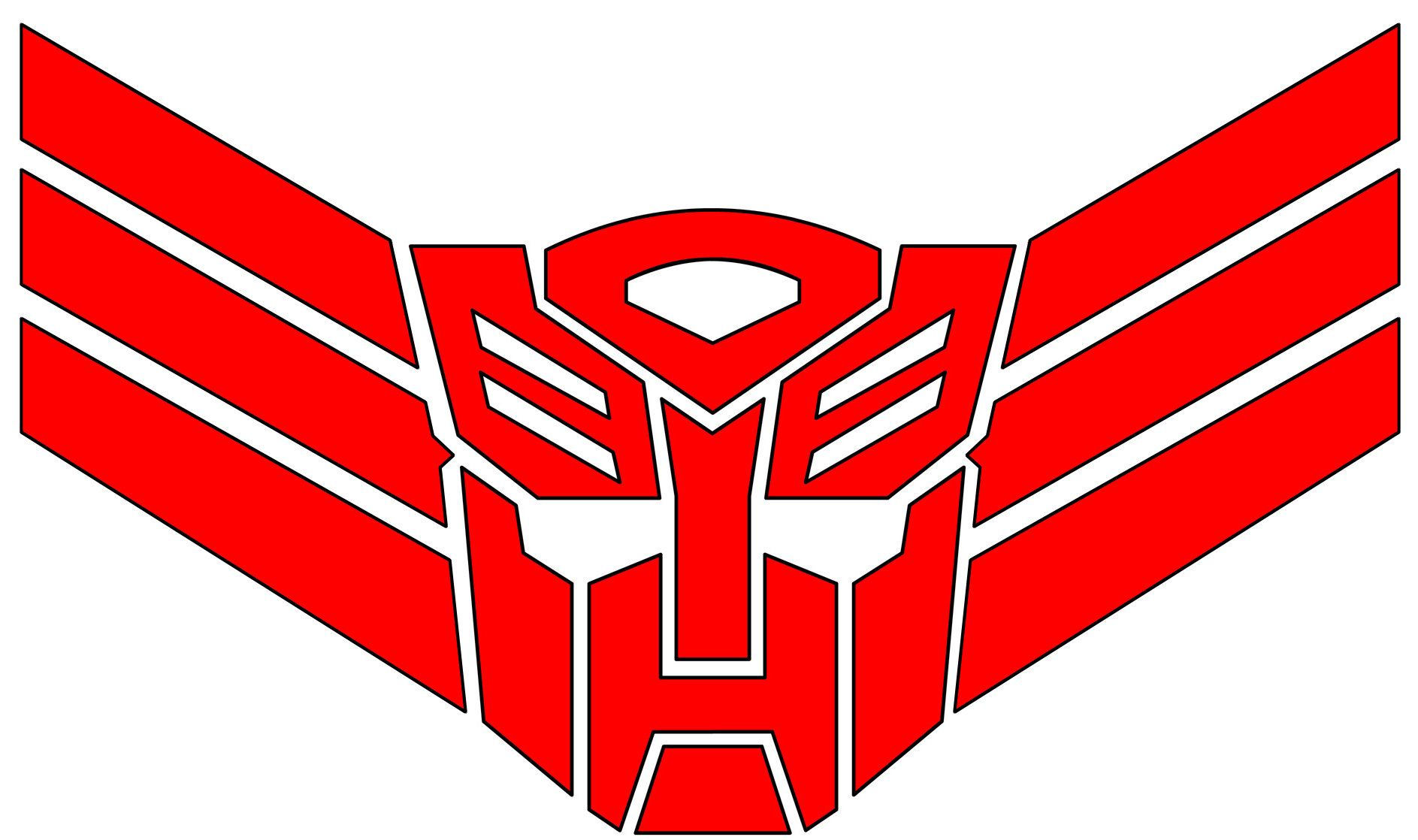Wallpaper #Mmf485IBSpphPi3-GXig109 An Image of a Red and White Logo with the Wordsautobots