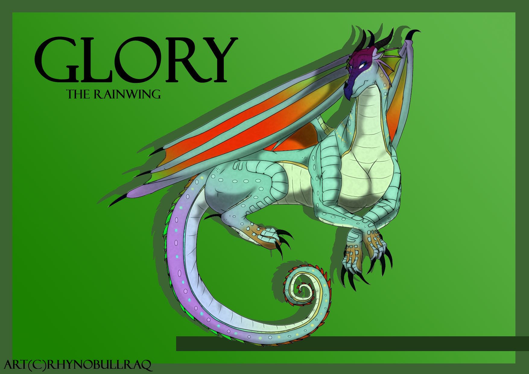 Wallpaper #BTHJNZMB5zzyi_yYWVja280 Glory by Rhynobullraq on Deviantart Wings of Fire Dragons Wings of