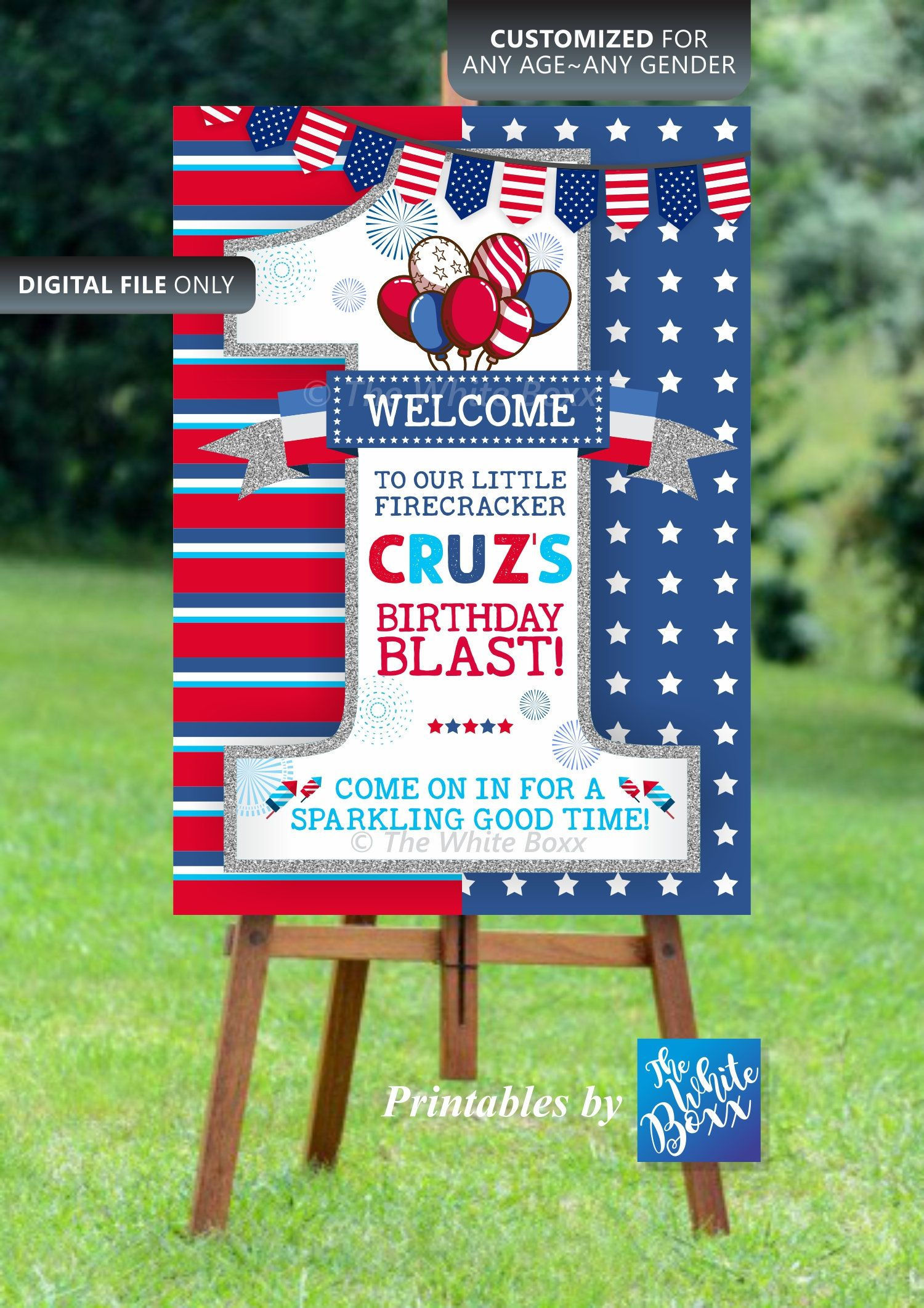 Wallpaper #PDHeNZMB5zzyi_yYylio26 4th of July Birthday Welcome Sign Banner Poster for Etsy