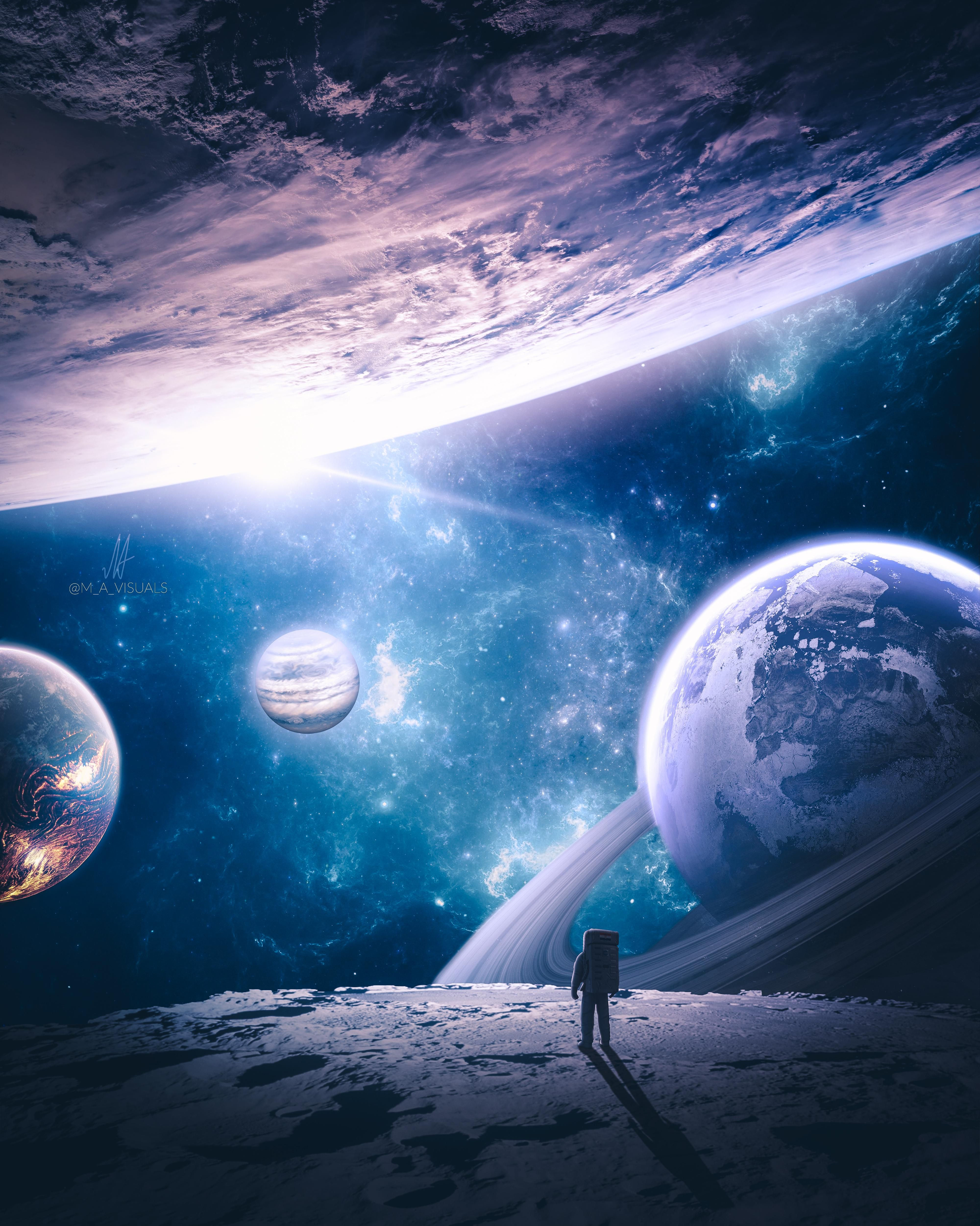 Wallpaper #PV7nMpMBborbLbczbmCQ58 Outerspace by Me Composite 2019 Art Arte Del Universo Fondos De