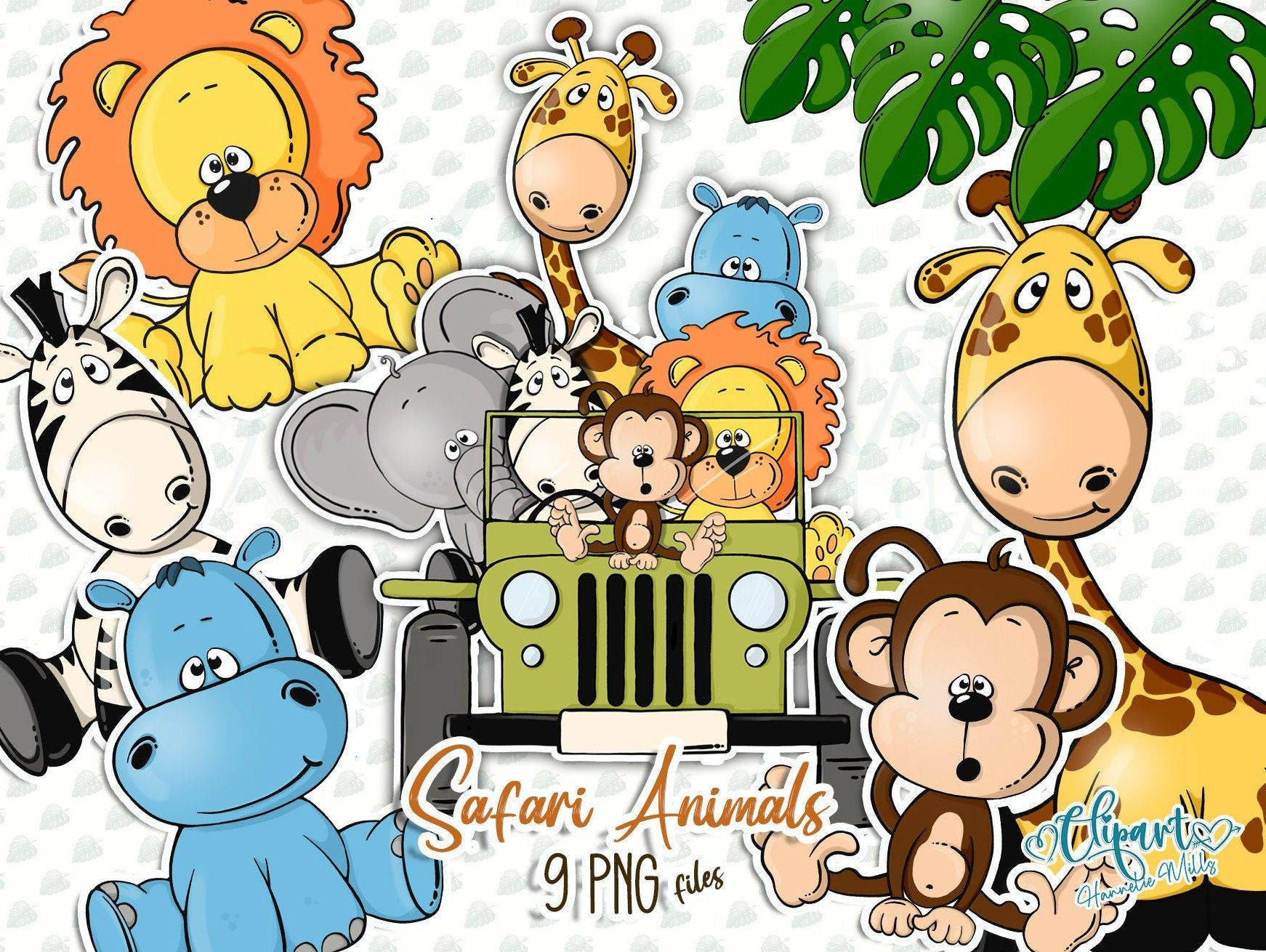 Wallpaper #03c4b Happy Jungle Safari Birthday Our Amhiraya Studio