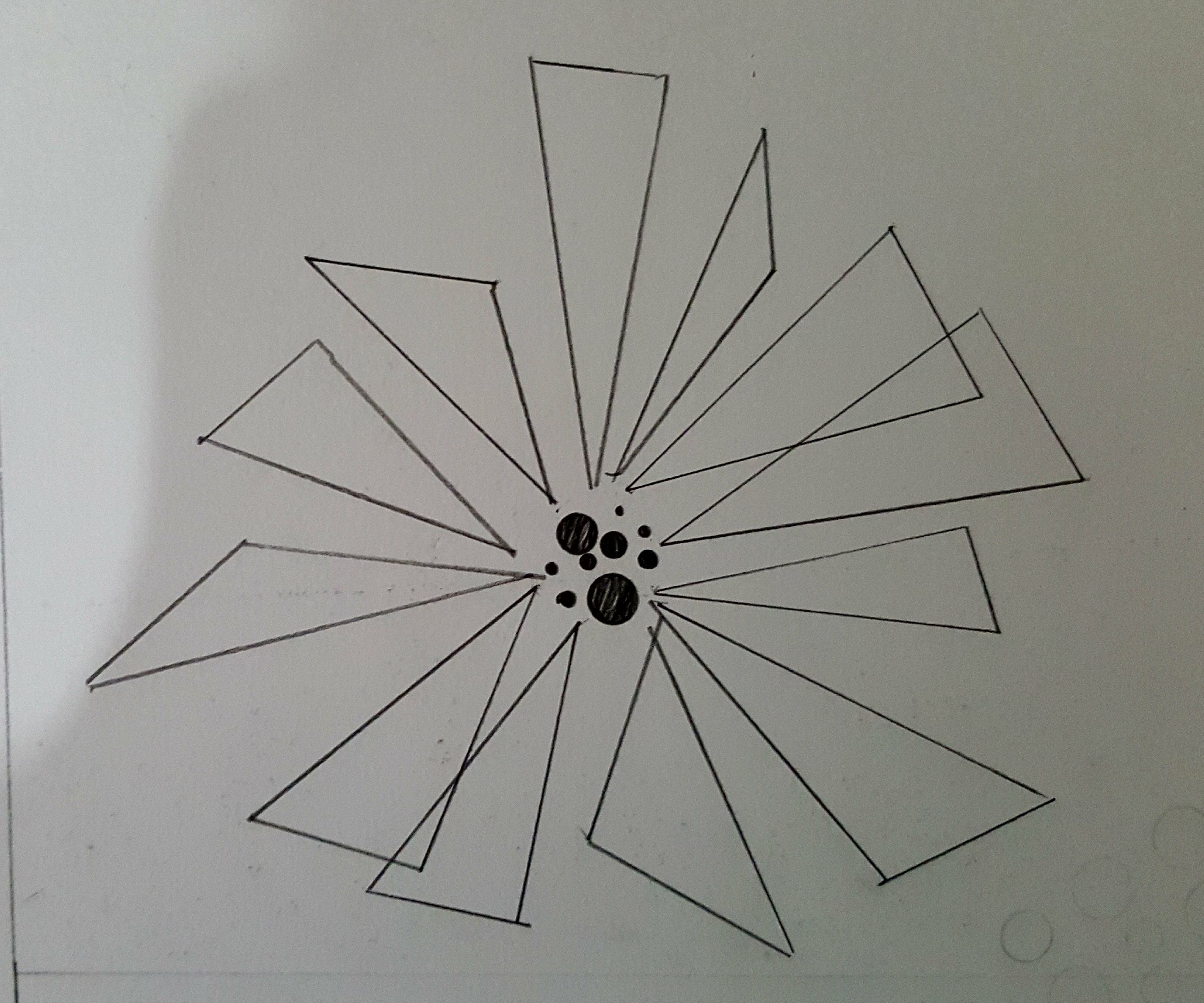 Wallpaper #hmdvBZMBSpphPi3-jLzE167 Easy Flower Drawing Using Triangles and Circles Easy Flower Drawings