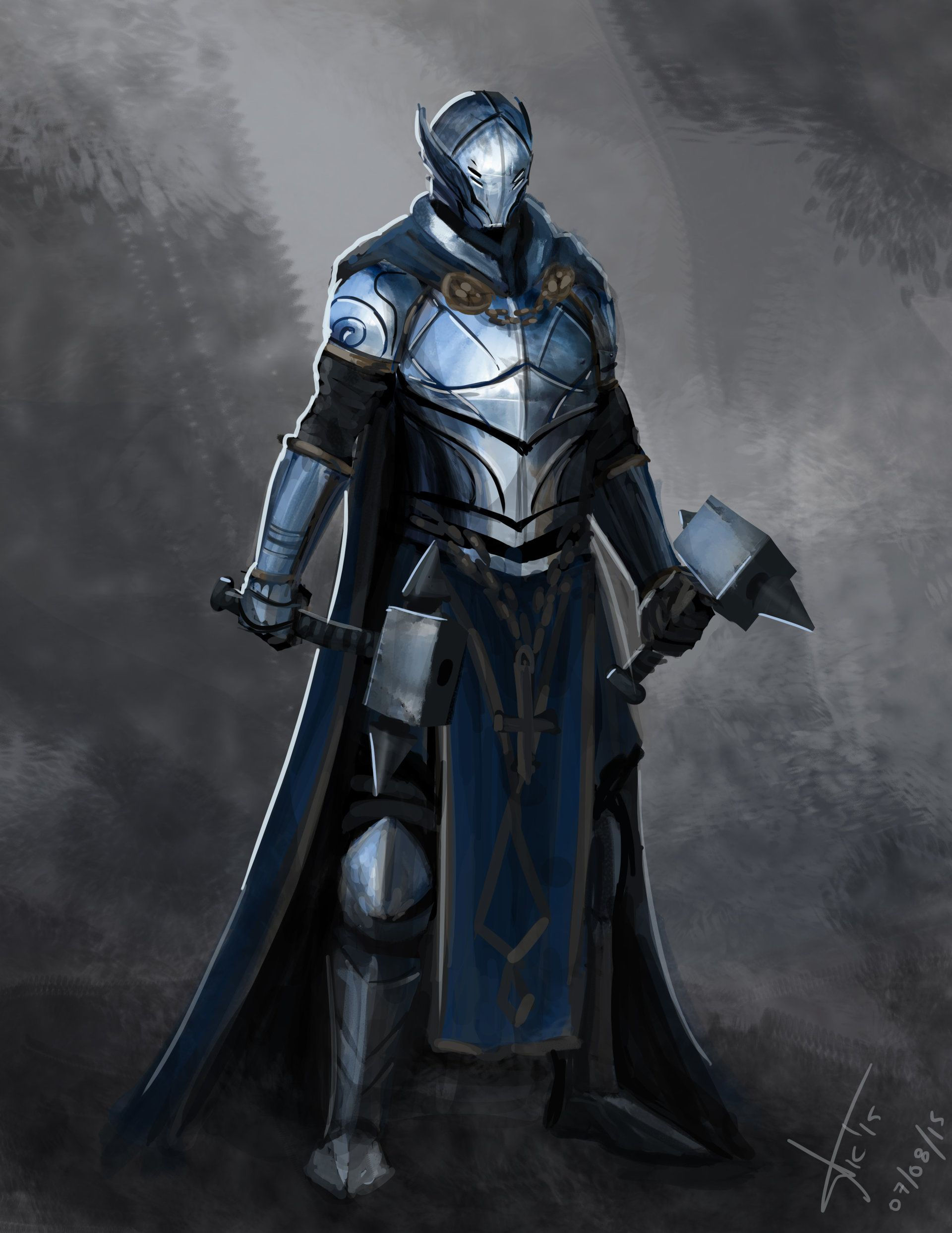 Wallpaper #hxklLI8BtGB6xQ78ao_Y17 A Knight Victor Lozada Character Art Fantasy Concept Art Fantasy