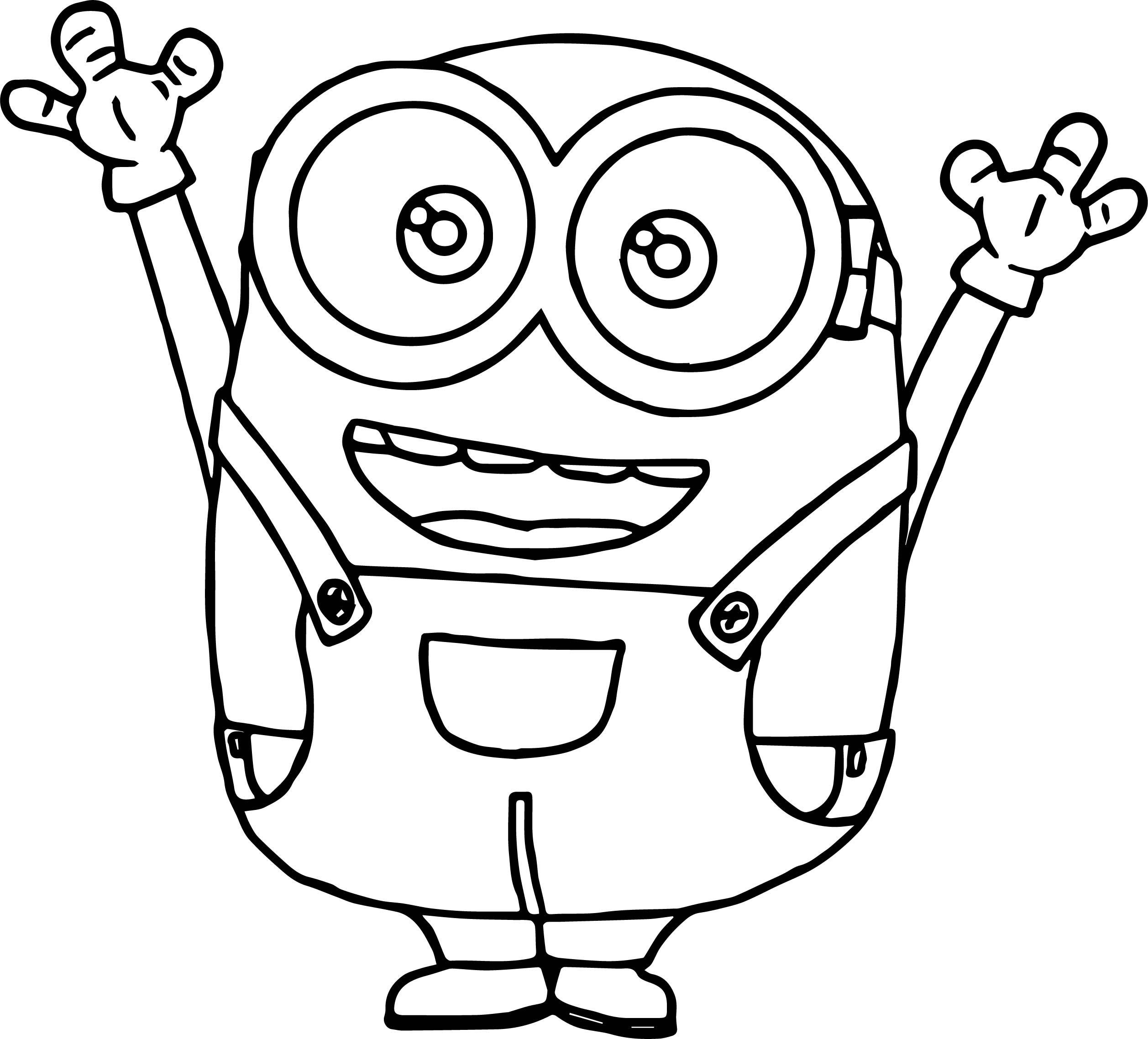 Wallpaper #cWeA_JIBSpphPi3-wpho76 Bob the Minion Tutorial Coloring Page Wecoloringpagecom Minions