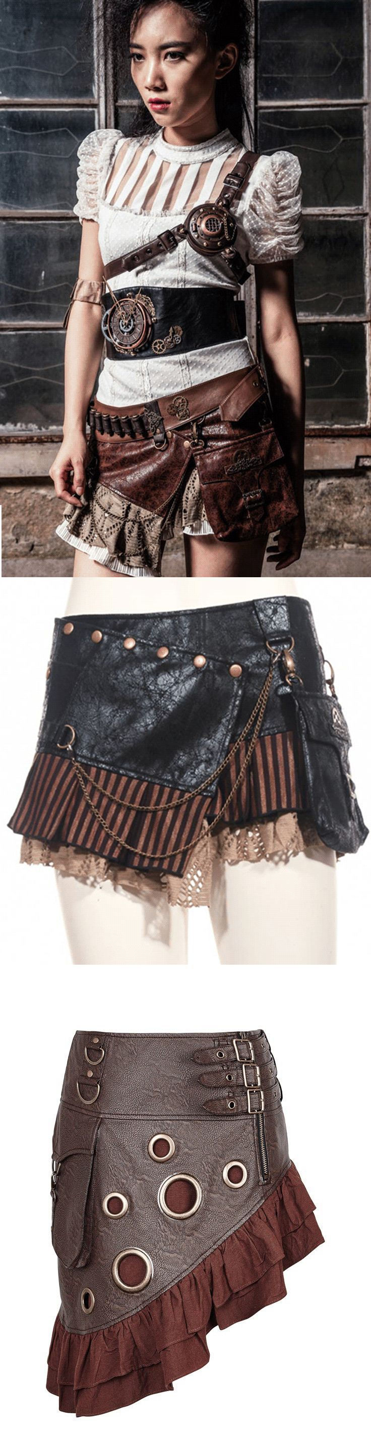 Wallpaper #_bmH3pIBJvJKYCmESQX091 Shop Steampunk Victorian Mini Skirts at Rebelsmarket Fashion