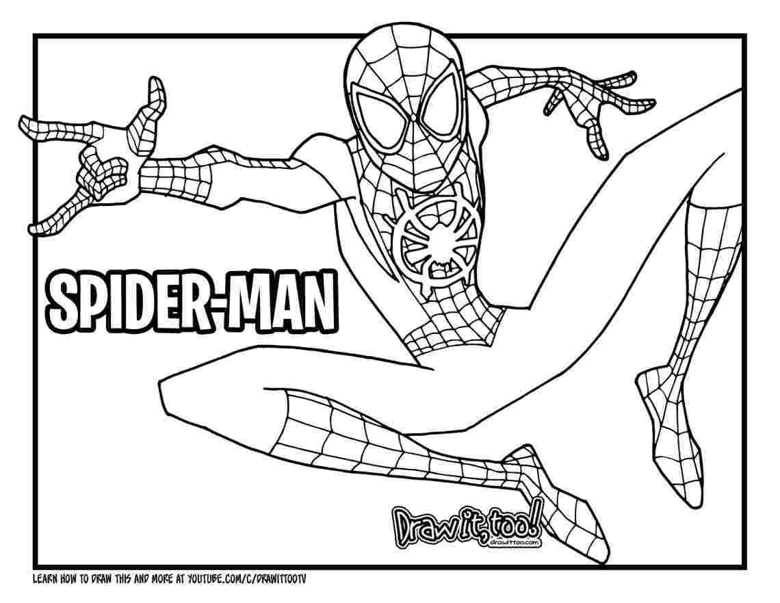 Wallpaper #0neeJ5MB-pgBXx603KZG132 51 Spider Man into the Spider Verse Coloring Pages Spiderman Coloring