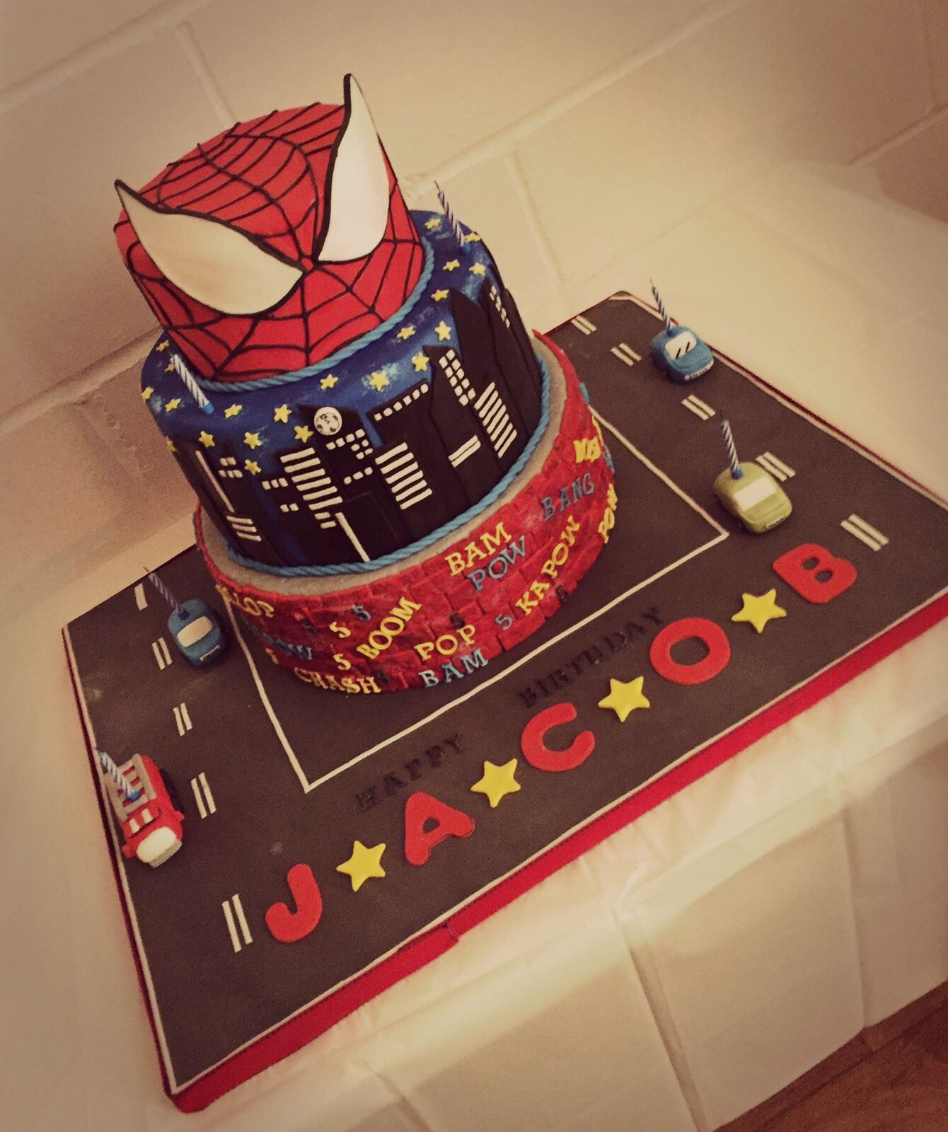 Wallpaper #KqUiMpMB0vj5YdARn9Mc127 Spider Man Themed 5th Boys Birthday Cake by Mrs Catts Cakes Boy