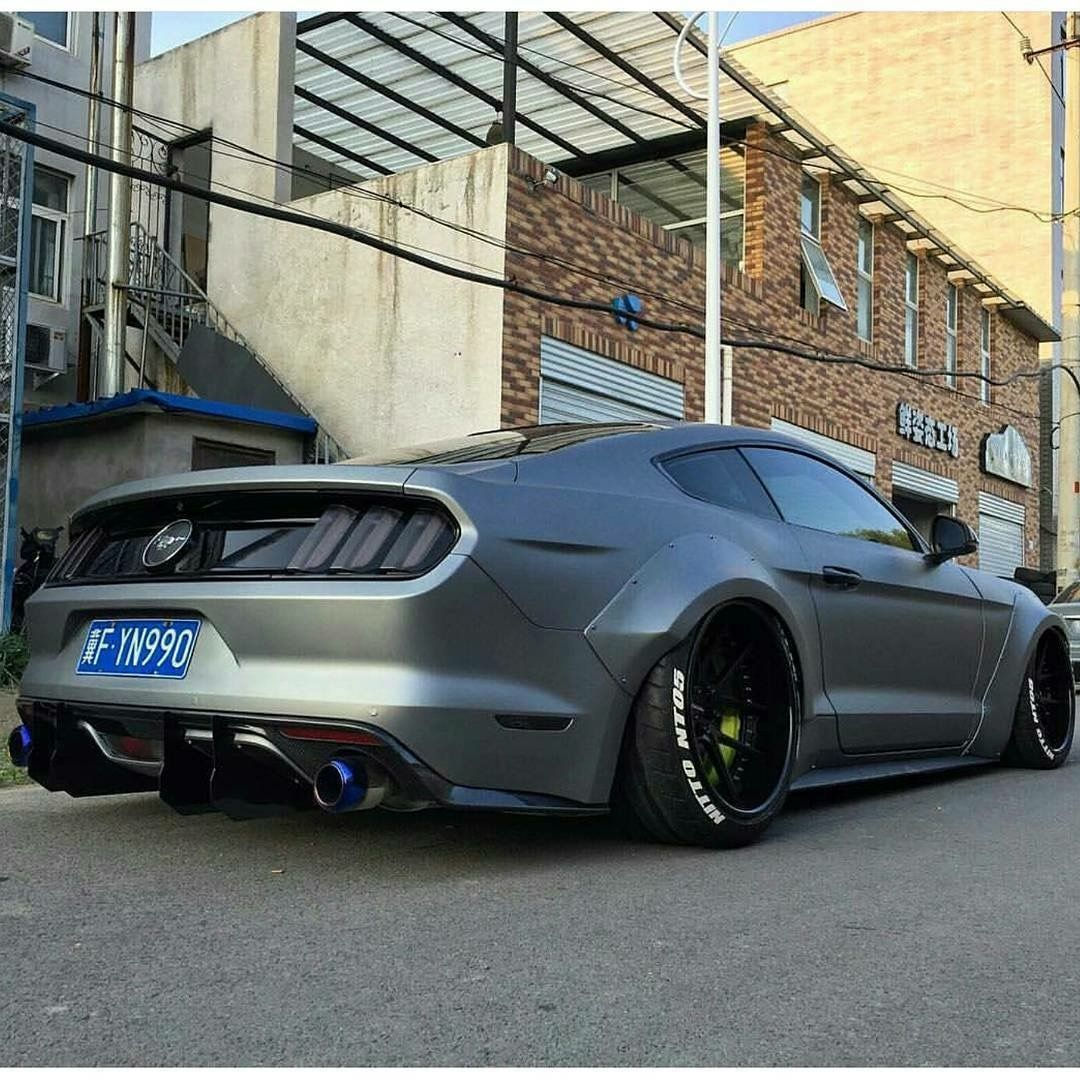 Wallpaper #NXQvw44B_8f4nGFajXD940 Mustang 50 Modified Slammed Wide Body Mustang Old Mustang Cars