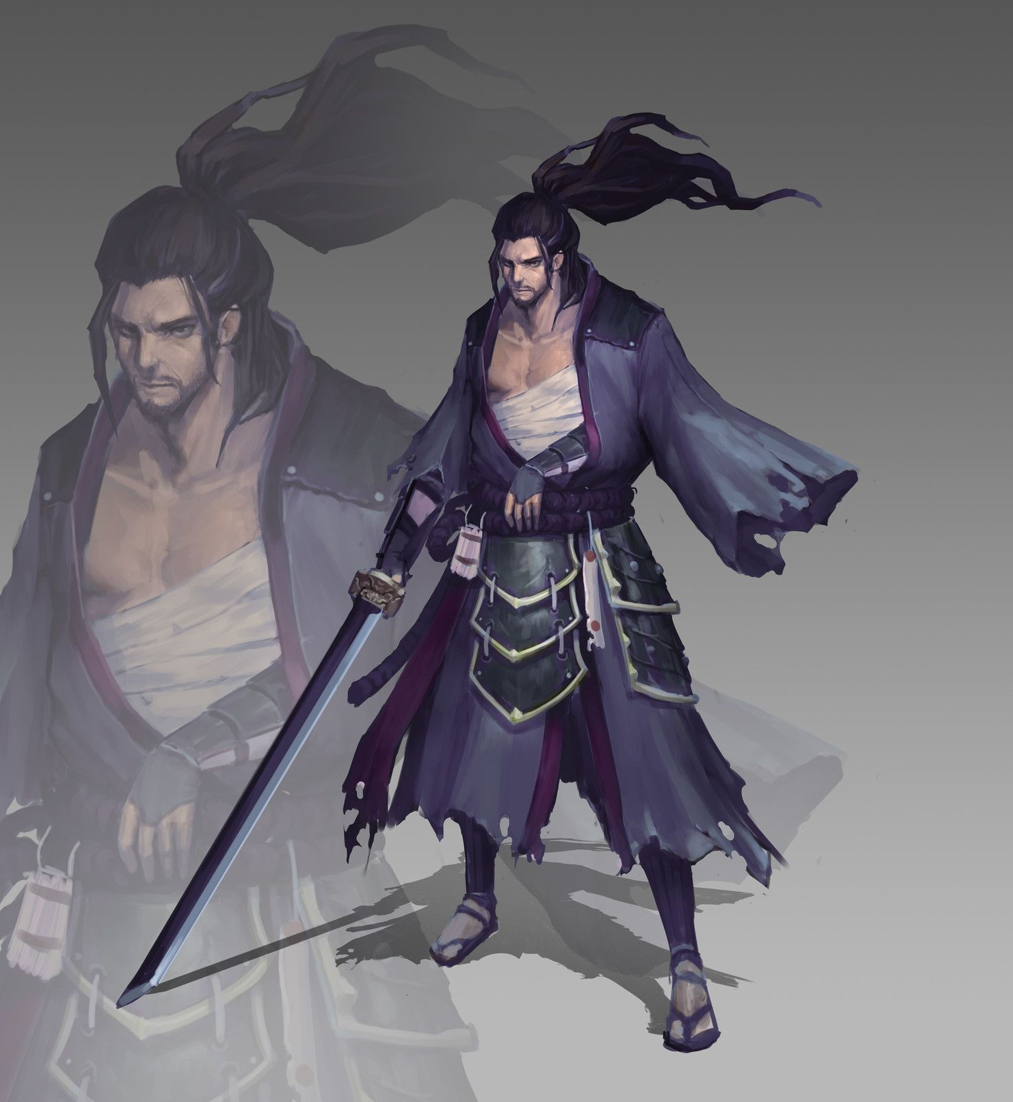 Wallpaper #gnOIio4BFI5NbQksrCK09 Ronin Hero Concept Steampunk Character Rpg Character Character