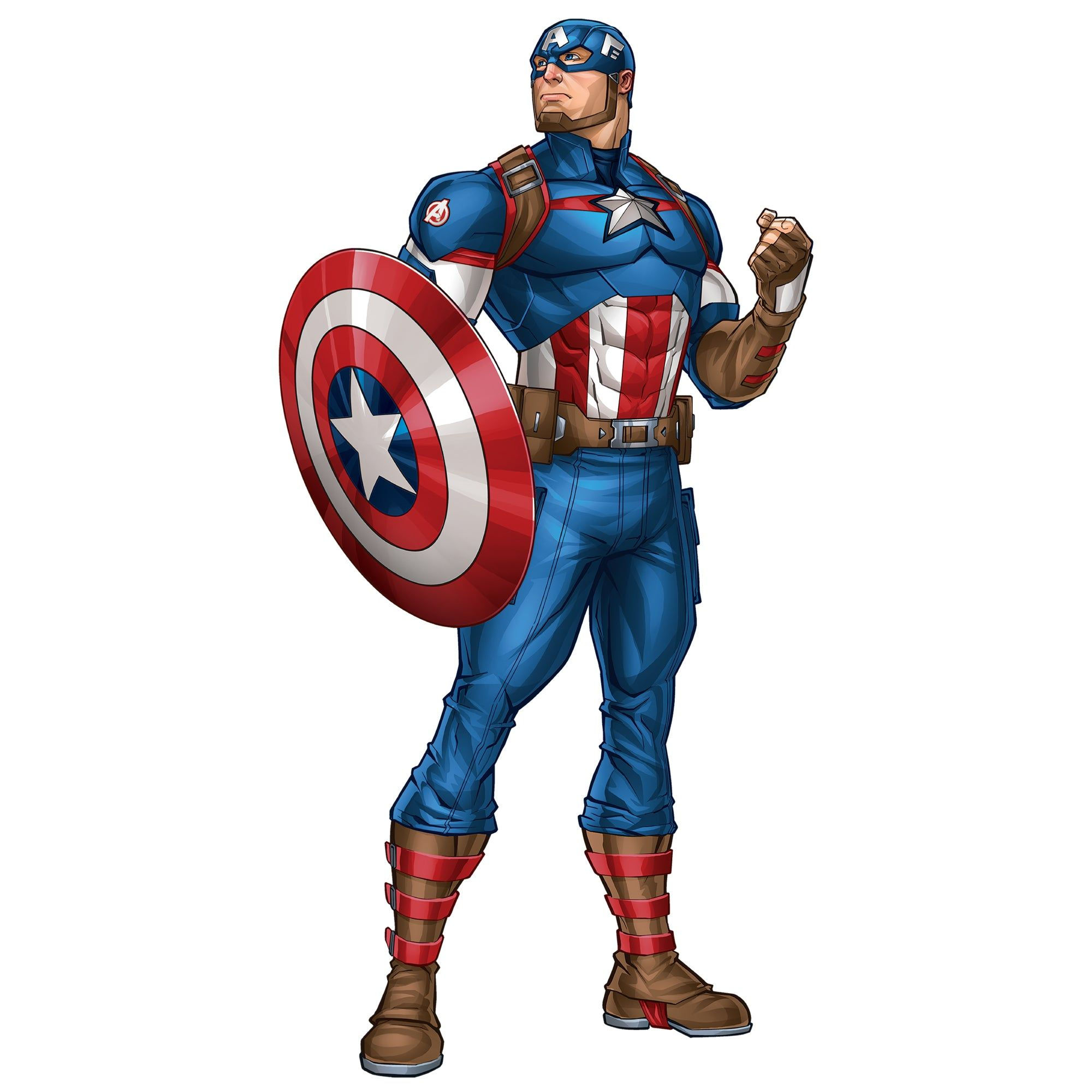 Wallpaper #yzEVNpMB5zzyi_yYUlhw258 Captain America Captain America Posing 2 Officially Licensed Marvel