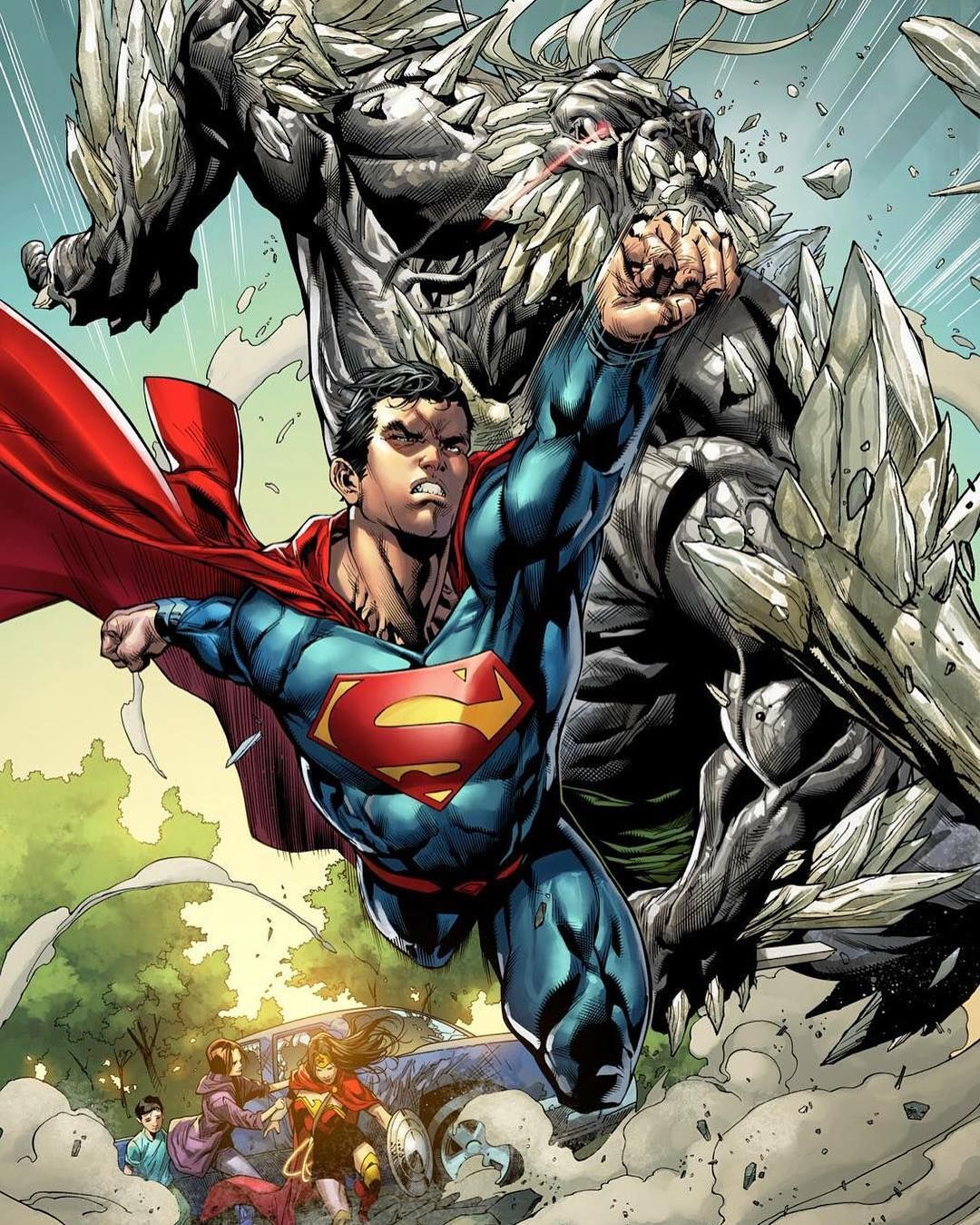 Wallpaper #C2gUIpMBSpphPi3-ITKg110 Superman vs Doomsday by Stephen Segovia Superman Comic Superman