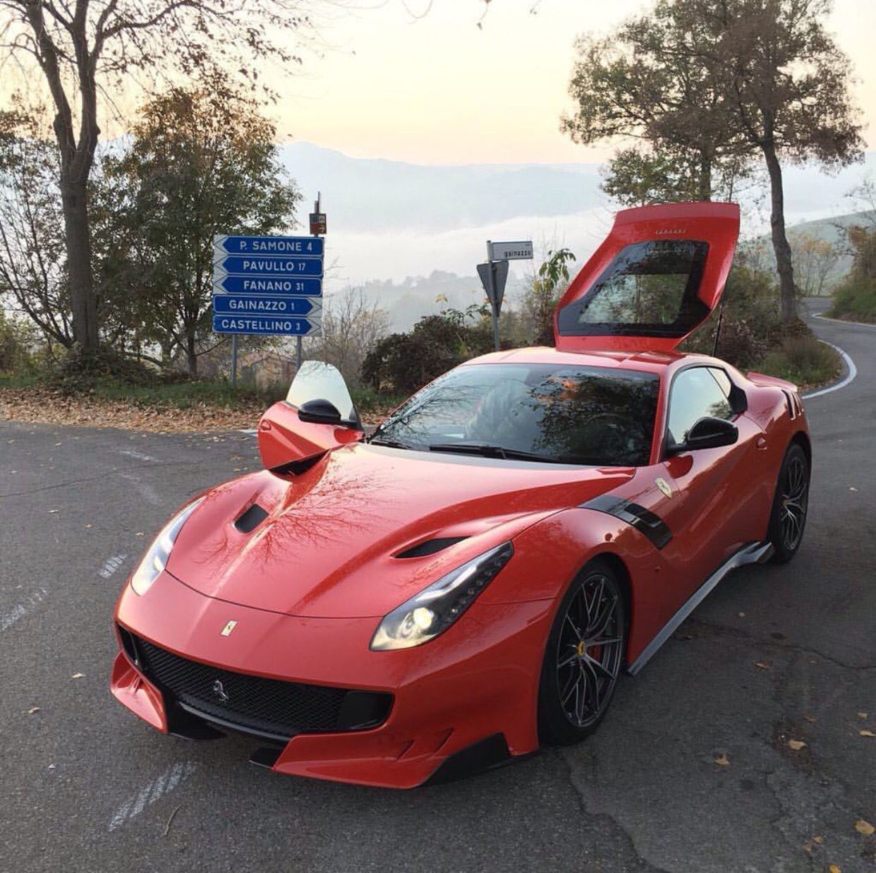 Wallpaper #HwCN644BSdW8dNoulRLj5 Ferrari F12 Tdf Painted in Rosso Corsa Photo Taken by at Glf Carspotter