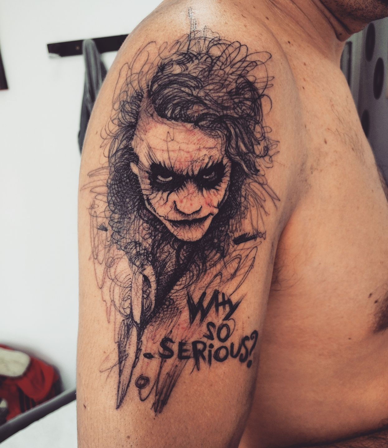 Wallpaper #AGeC-pIBSpphPi3-h5EP342 Heath Ledger Joker Why So Serious Tattoo