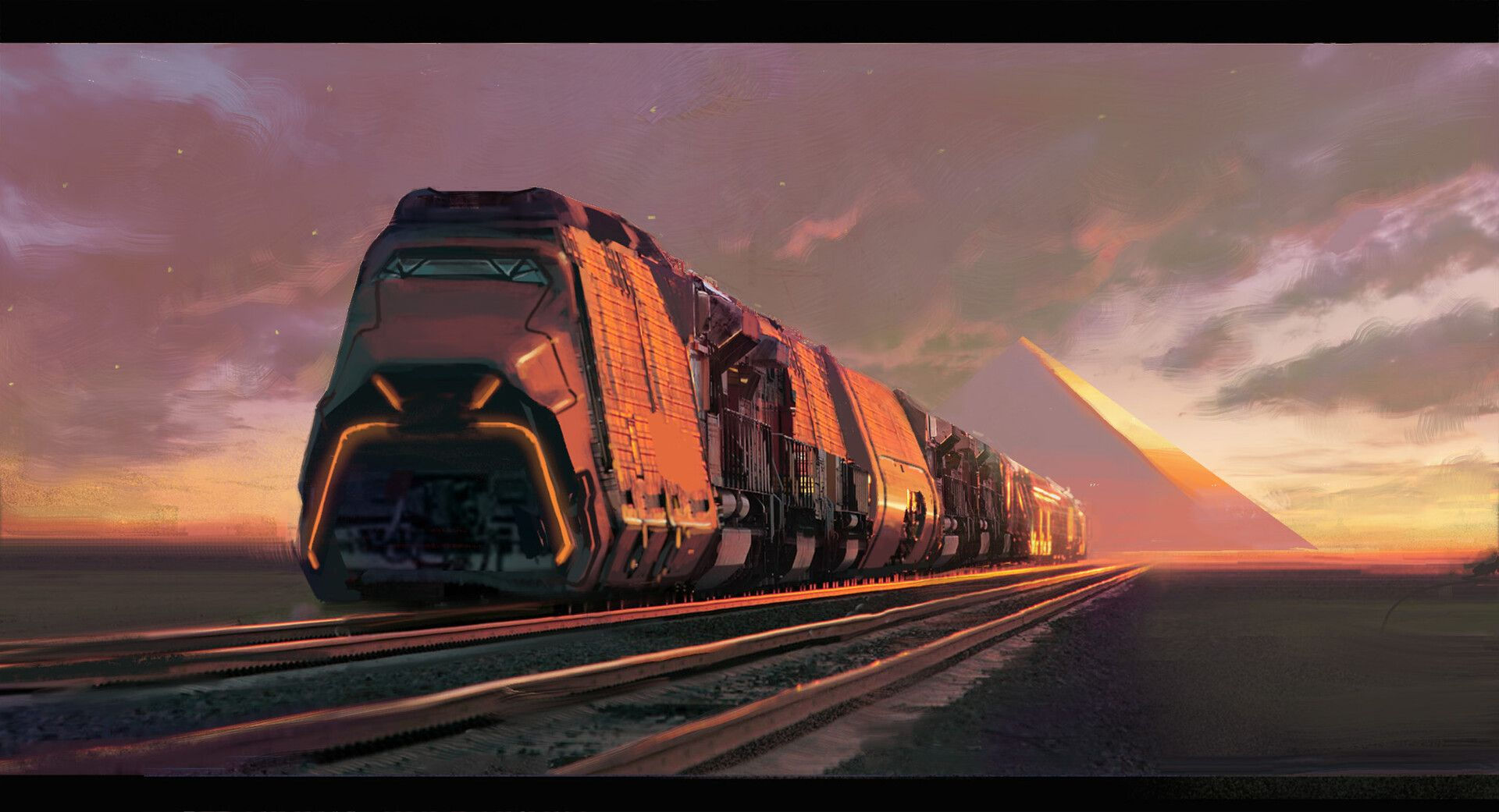 Wallpaper #M3fnJ5MB-pgBXx60DqgE304 Artstation Daily Scifi Trains Jarkko Kinnunen Sci Fi Concept Art