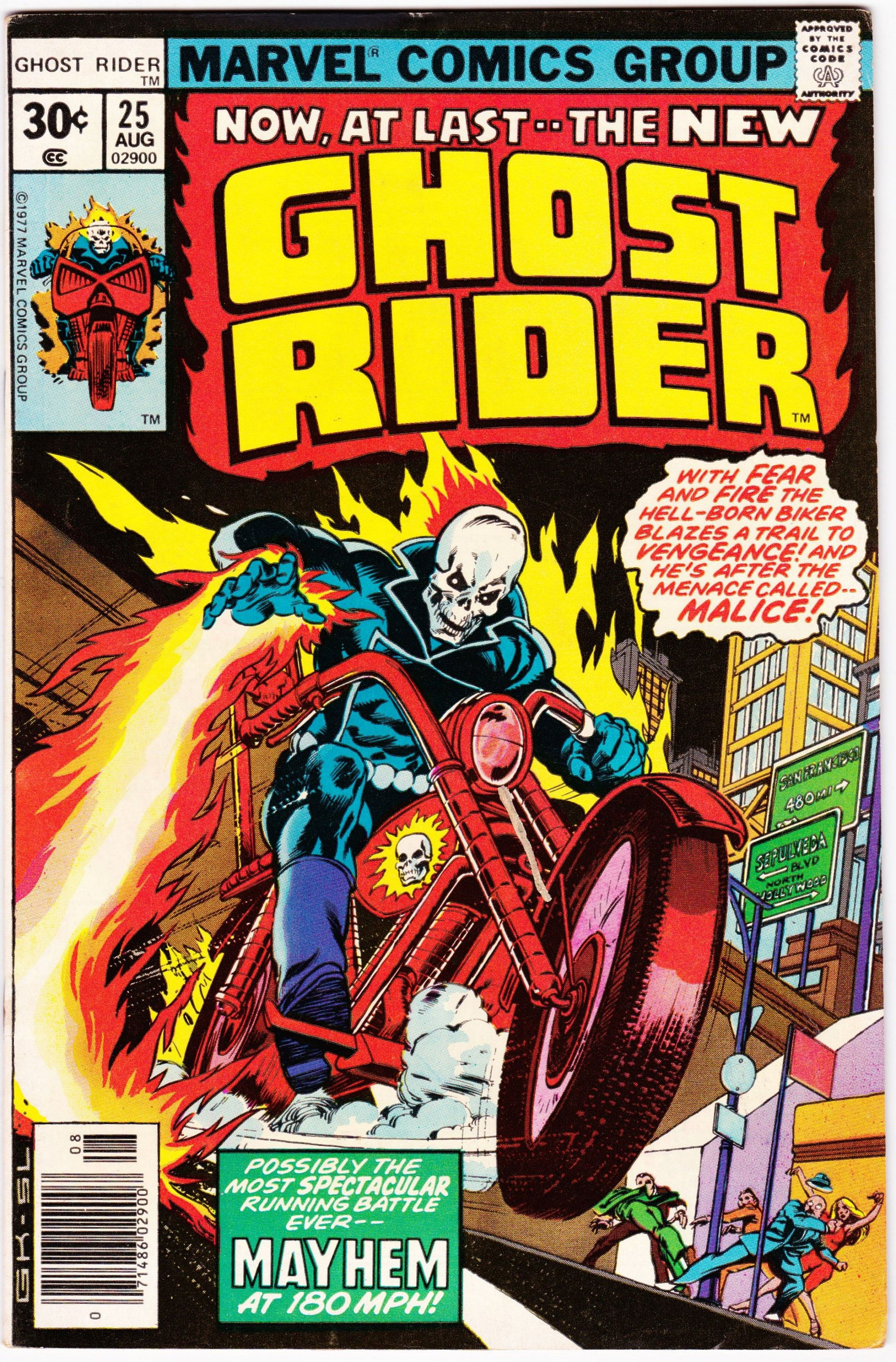 Wallpaper #4_QTOpMBKFX8bn3r23cf45 Ghost Rider 25 August 1977 Marvel Comics Grade Fvf Ghost Rider