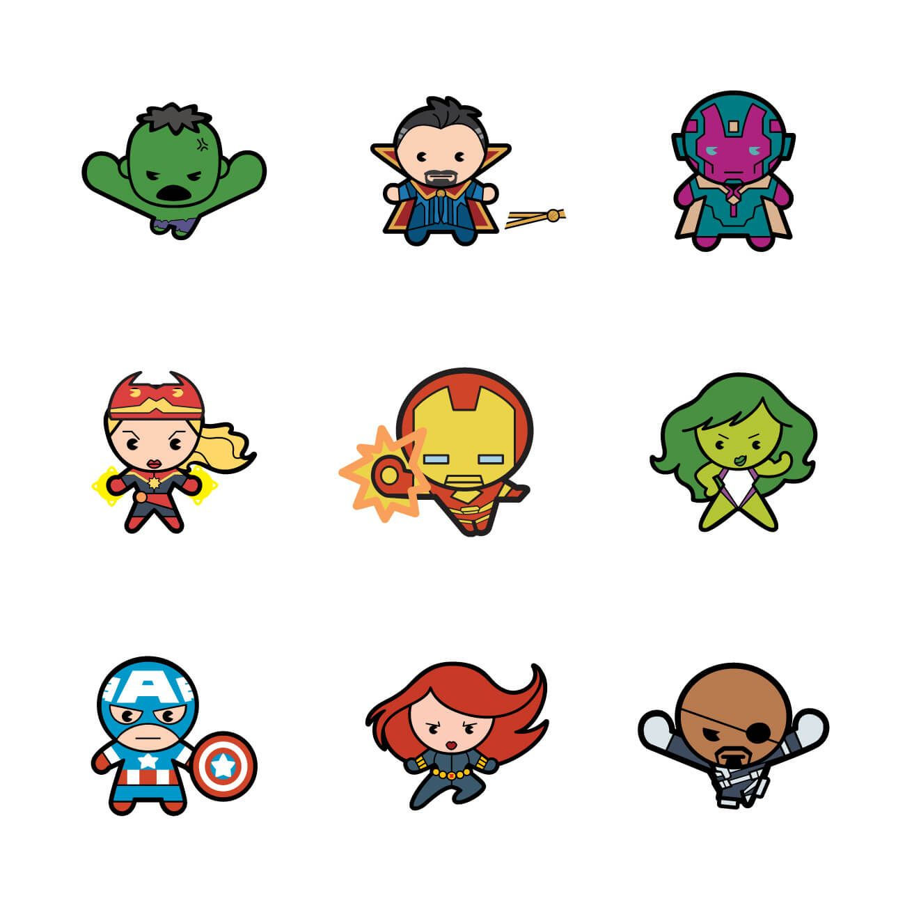 Wallpaper #9Wdz6JIBSpphPi3-Izzr304 Dessin Avengers Kawaii
