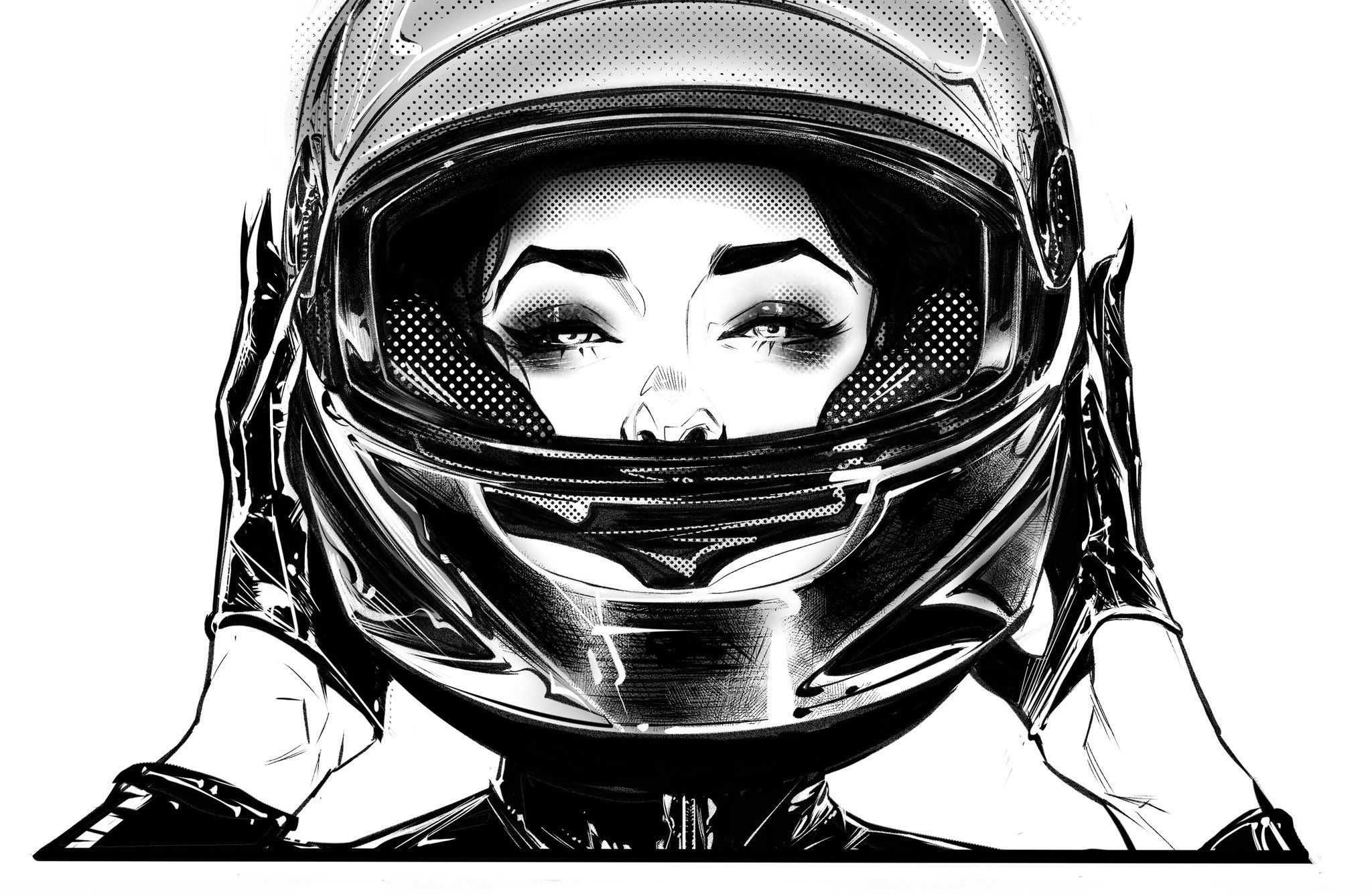 Wallpaper #F3eZKJMB-pgBXx60Iqs_352 Twitter Motorbike Art Catwoman Motorcycle Drawing