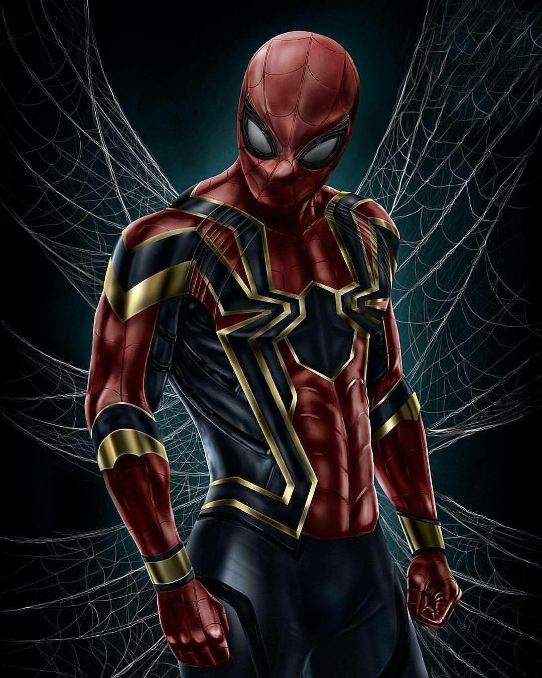 Wallpaper #j6U0MpMB0vj5YdARHNPk14 Iron Spider Man Drawing