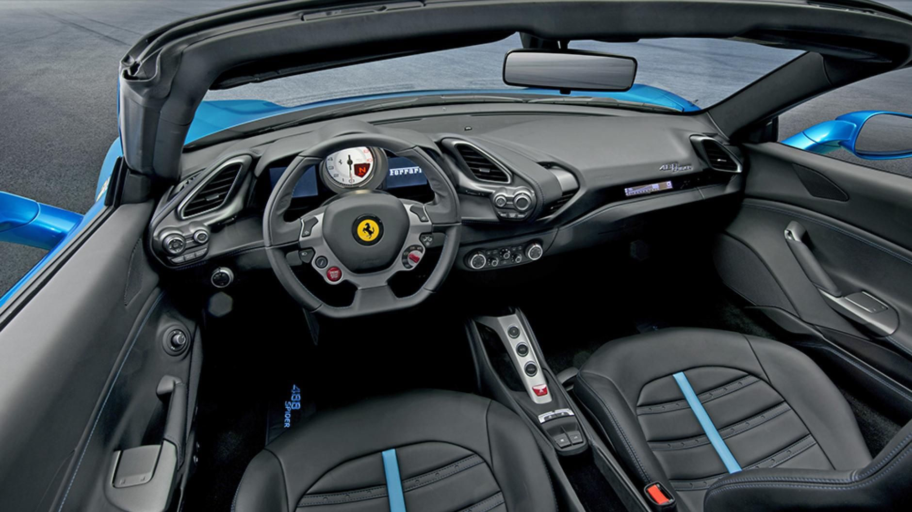 Wallpaper #5wB41Y4BSdW8dNouKQkf18 Ferrari 488 Spider Interior Ferrari Car