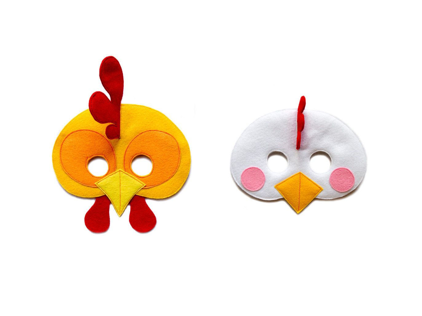 Wallpaper #32hUFJMBSpphPi3-iwOP178 Chicken and Rooster Masks Set Felt Masks Pack Kids Chicken Etsy