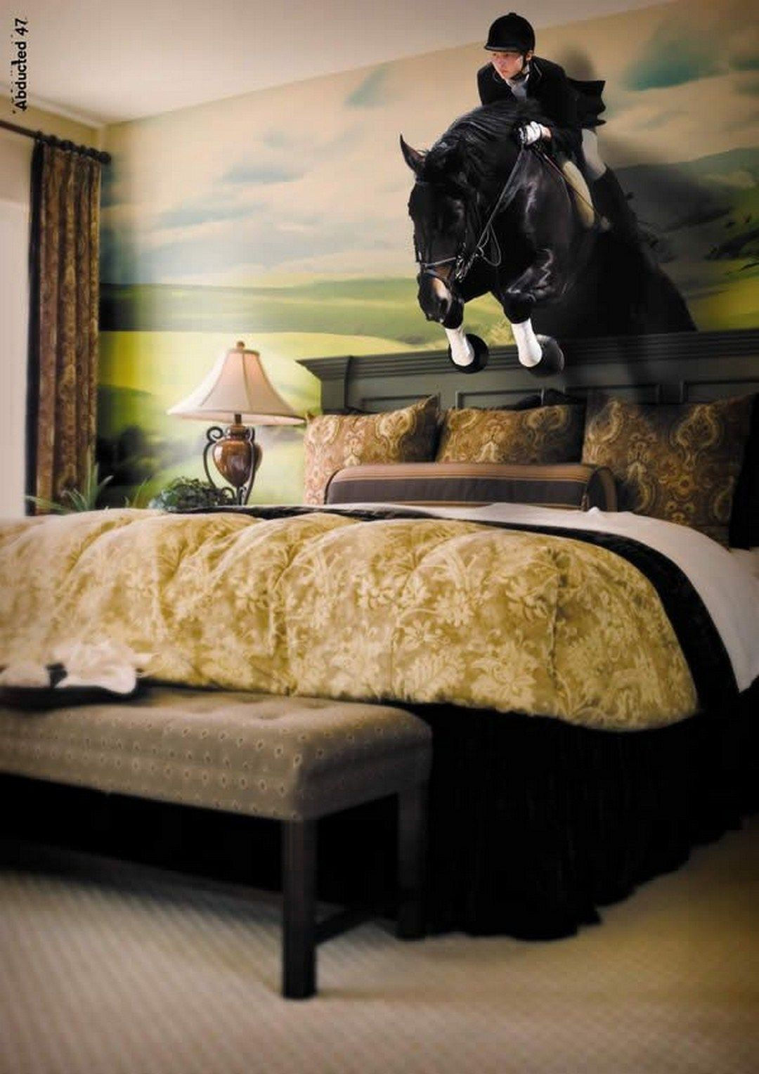 Wallpaper #6d707 Wistful Smile Horse Themed Bedrooms Bedroom Themes Girl Room