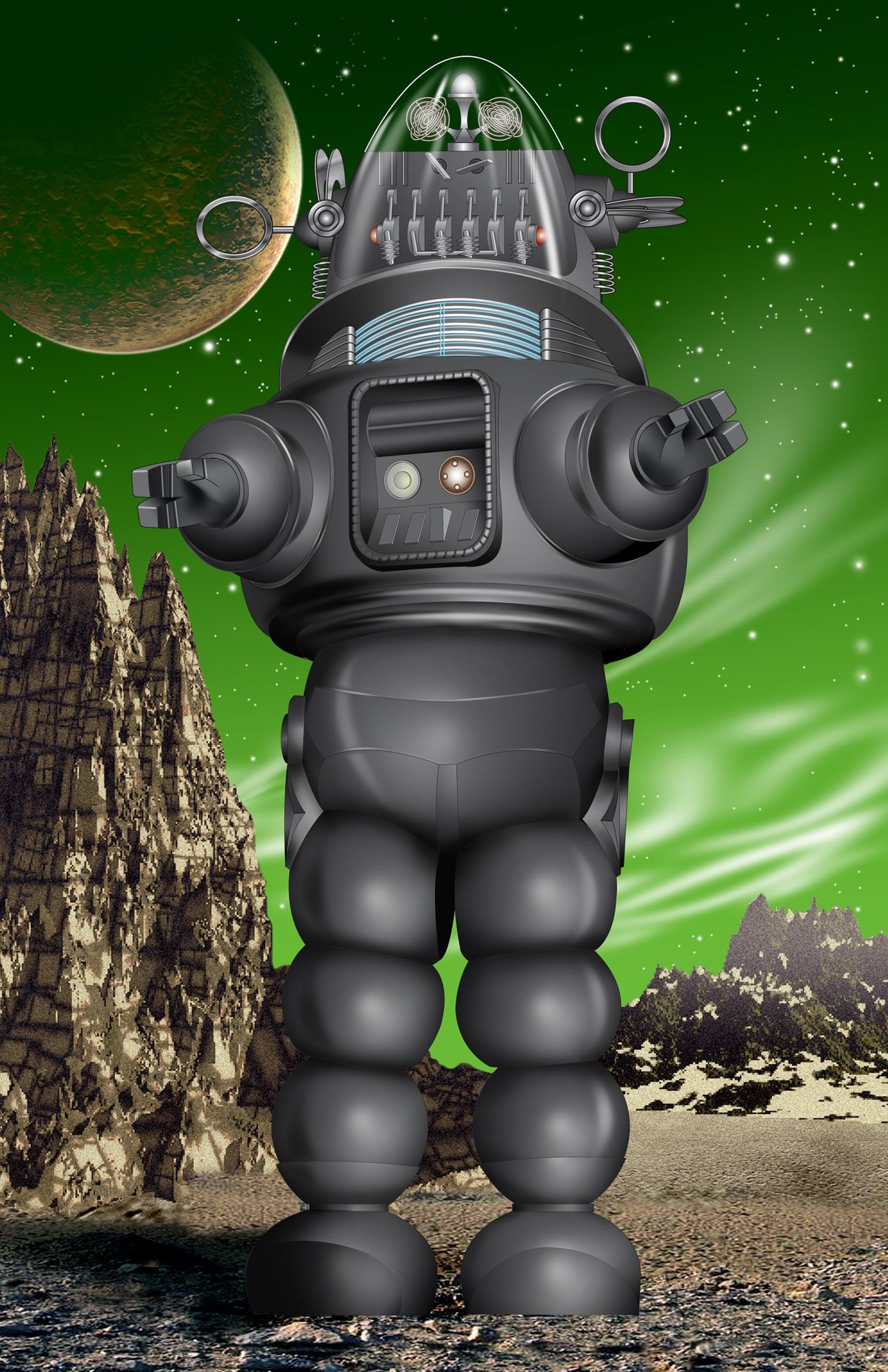 Wallpaper #s6U5MpMB0vj5YdARDNNN116 Robbie the Robot Science Fiction Artwork Robby the Robot Classic