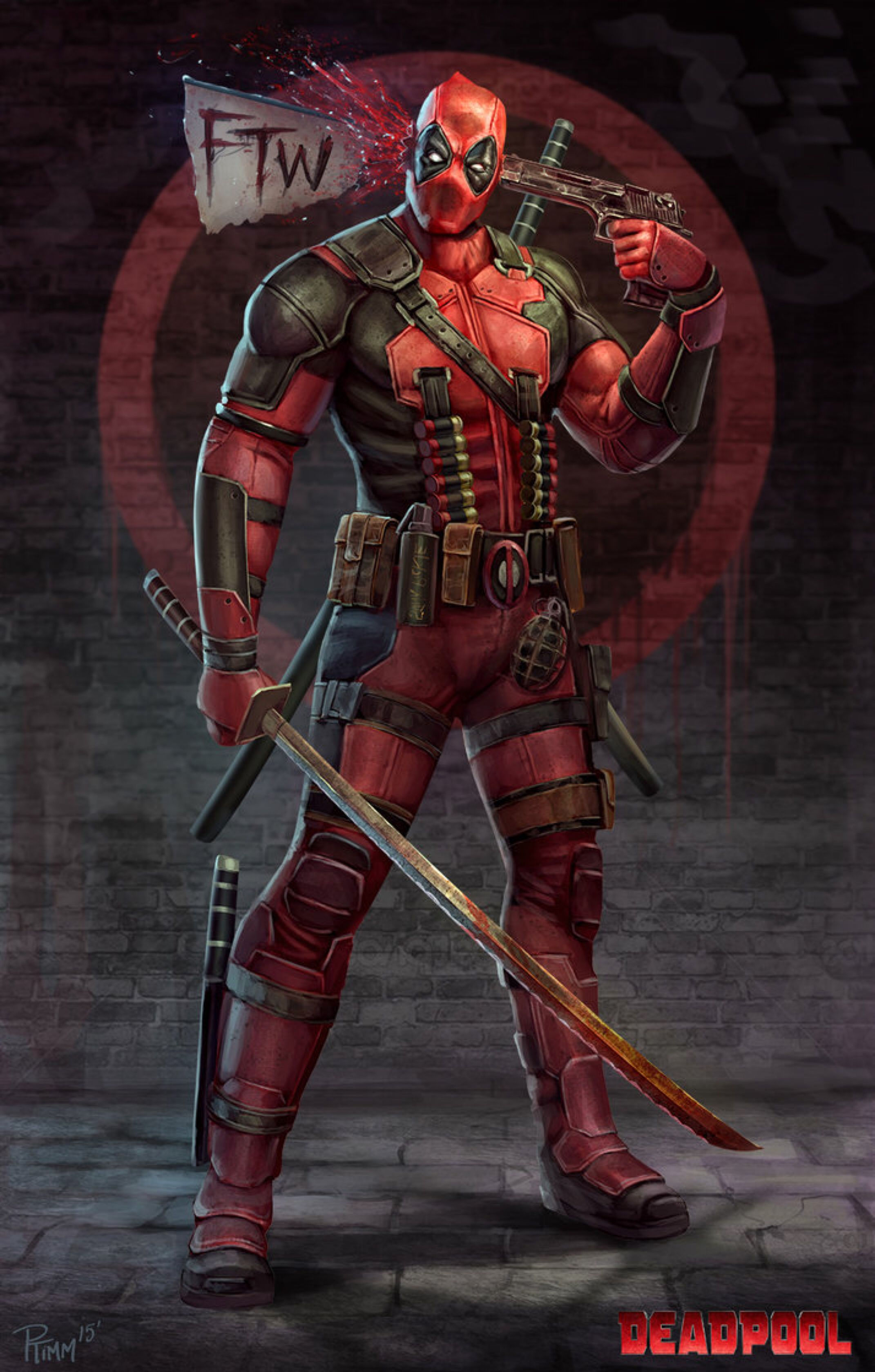 Wallpaper #pmjDFpMBSpphPi3-rQx98 Deadpool Ftw Marvel Deadpool Superhero Deadpool Artwork