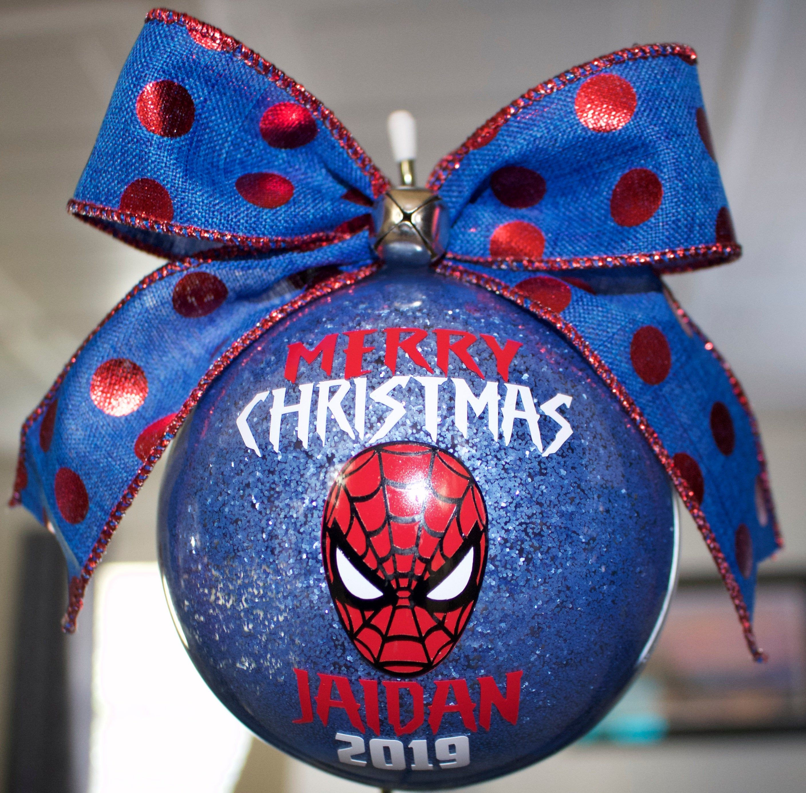 Wallpaper #3zG8NZMB5zzyi_yYz1df57 Boys Custom Ornament Personalized Spiderman Ornament Superhero