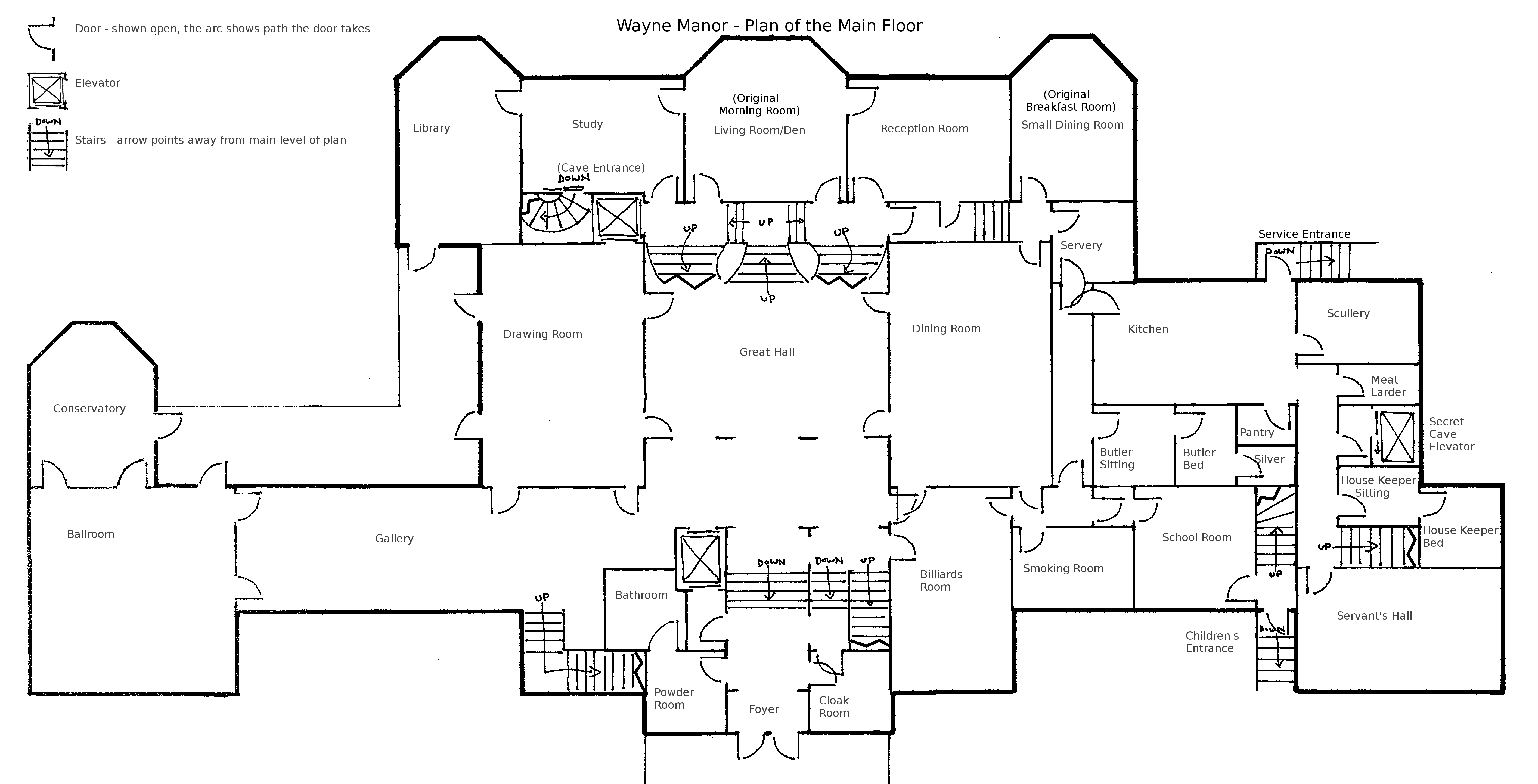 Wallpaper #3GicIZMBSpphPi3-nTDR227 Wayne Manor Main Floor Plan Wayne Manor Manor Floor Plan Floor Plans