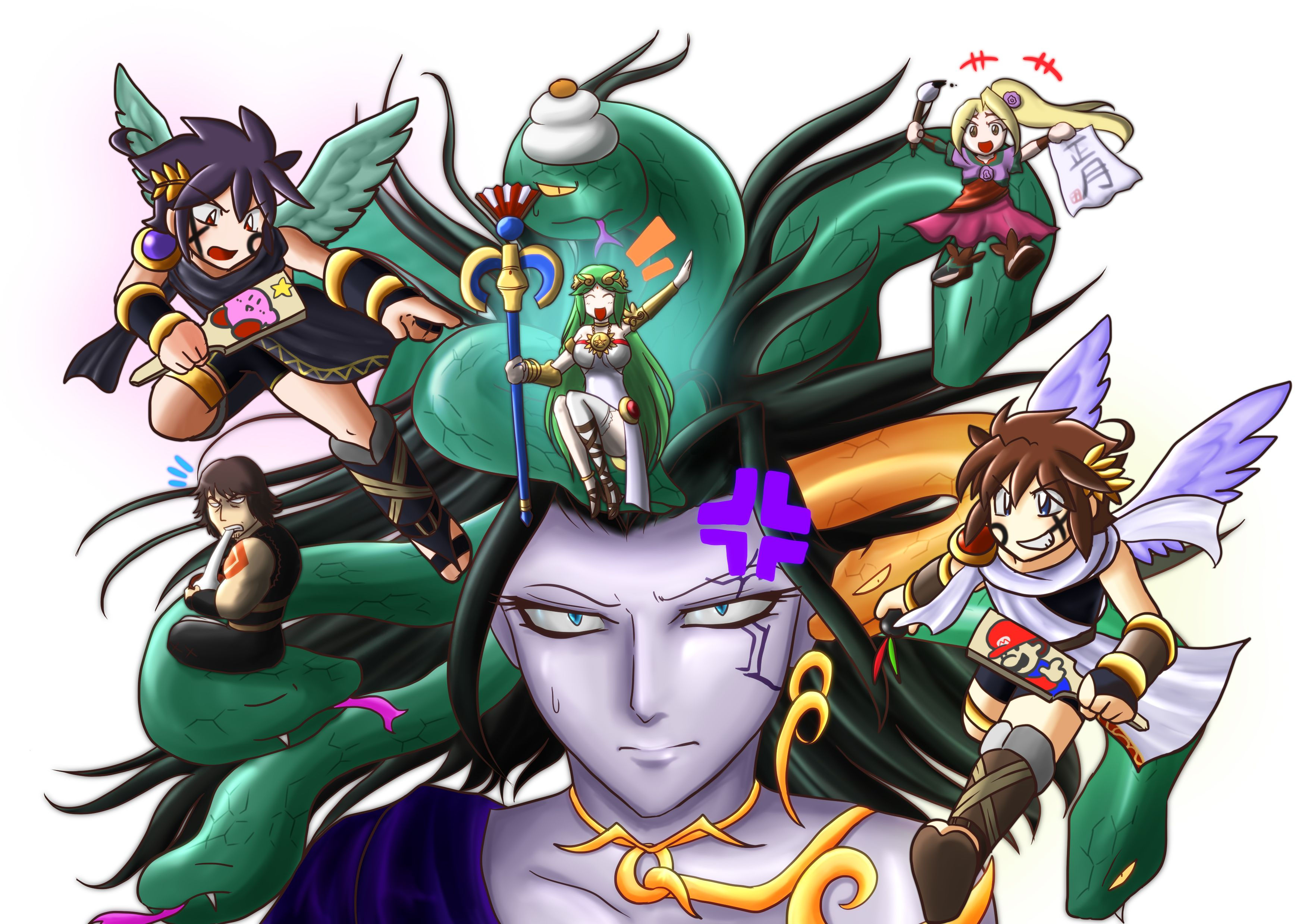 Wallpaper #PDM5M5MBcgDP3FvJOKpL291 Kid Icarus Uprising Pixiv Kid Icarus Uprising Video Game Fan Art