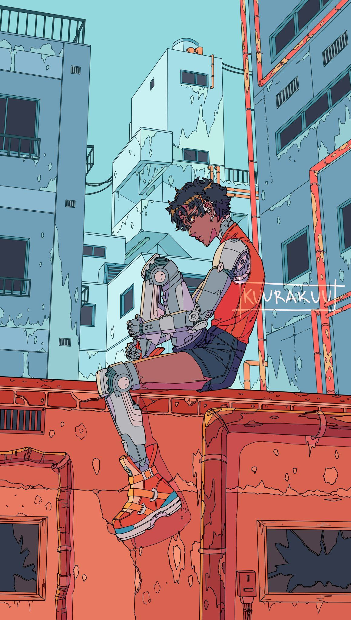 Wallpaper #fLyFO5MBMDFIMcjN7X9M195 Kuura Kuu on Twitter Cyberpunk Art Aesthetic Art Character Art