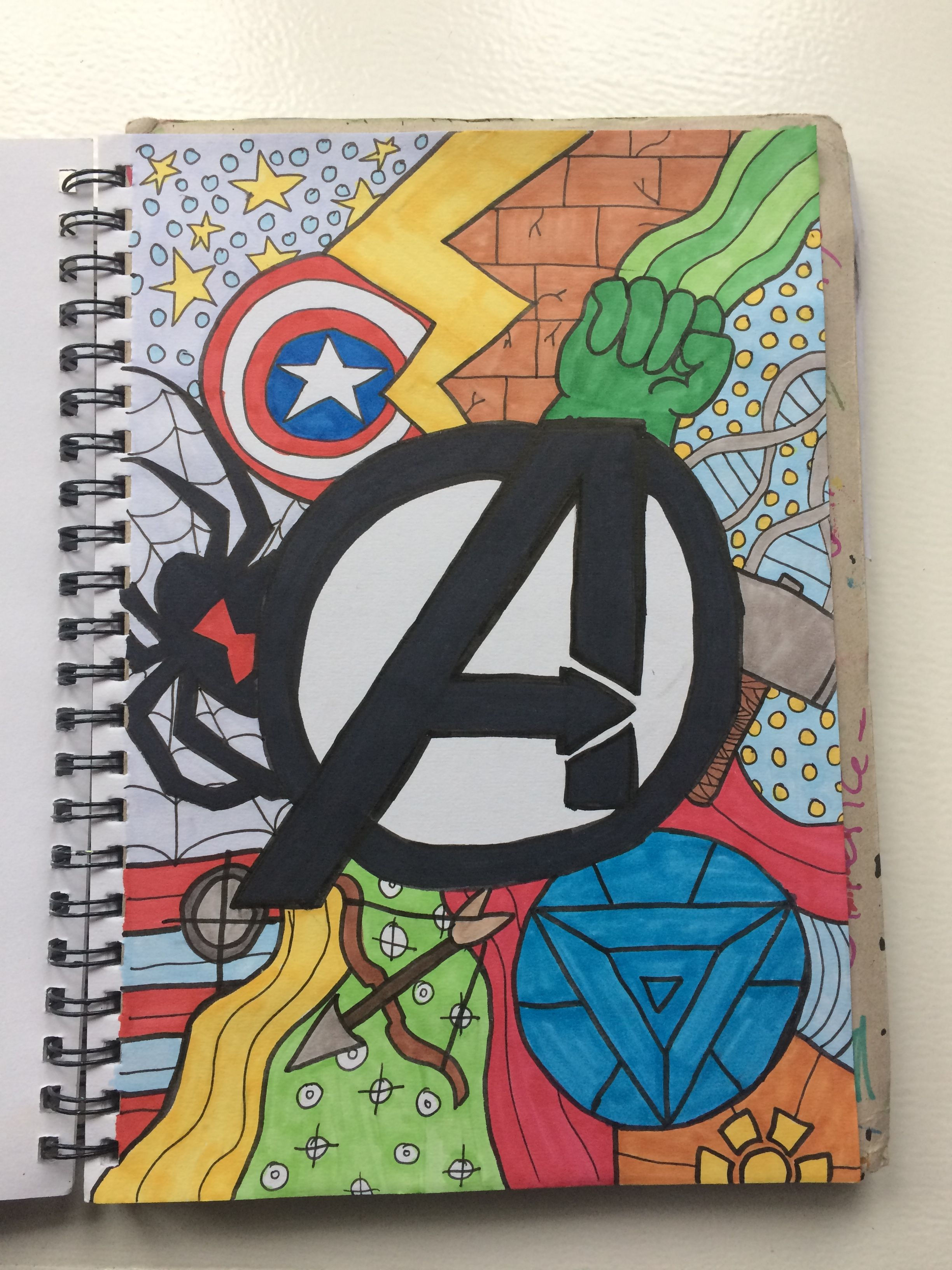 Wallpaper #72703 The Avengers Graphite Drawing by Pen Tacular Artistdeviantartcom on