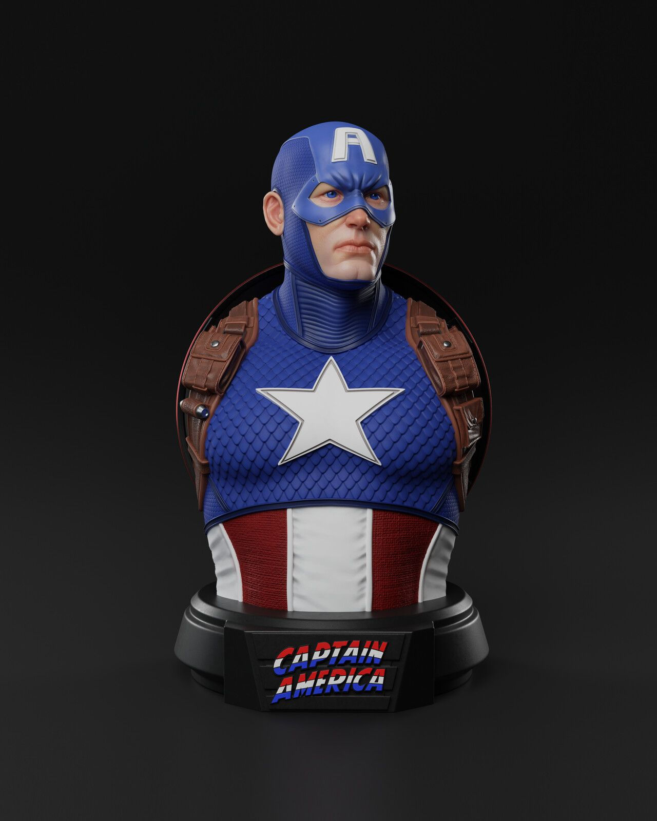 Wallpaper #GzHRNZMB5zzyi_yYiViU252 Captain America Fan Art Bust Volodya Bonetskyi on Artstation at Https