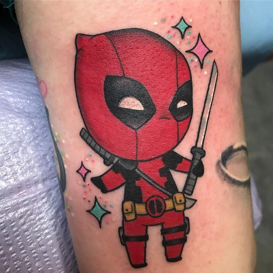 Wallpaper #9130c Marvel Tattoo Photo by Gus H Tattoo on Instagram Deadpool