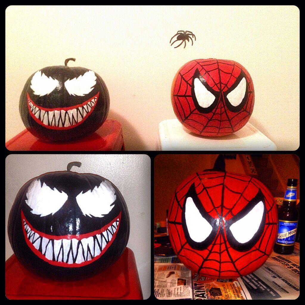 Wallpaper #VX2W844Bnwiau_P6jQ3i58 20 Spiderman Pumpkin Painting Ideas
