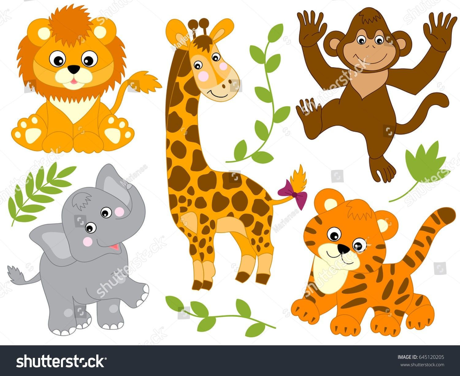 Wallpaper #03c4b Happy Jungle Safari Birthday Our Amhiraya Studio