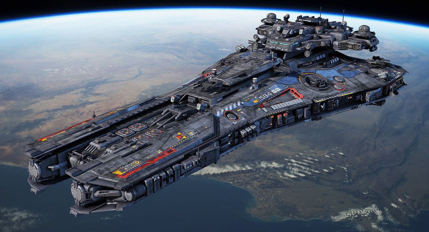 Wallpaper #zRmiHo8BtGB6xQ785HlH9 Corvette Scifi 3D Model Space Ship Concept Art Concept Ships
