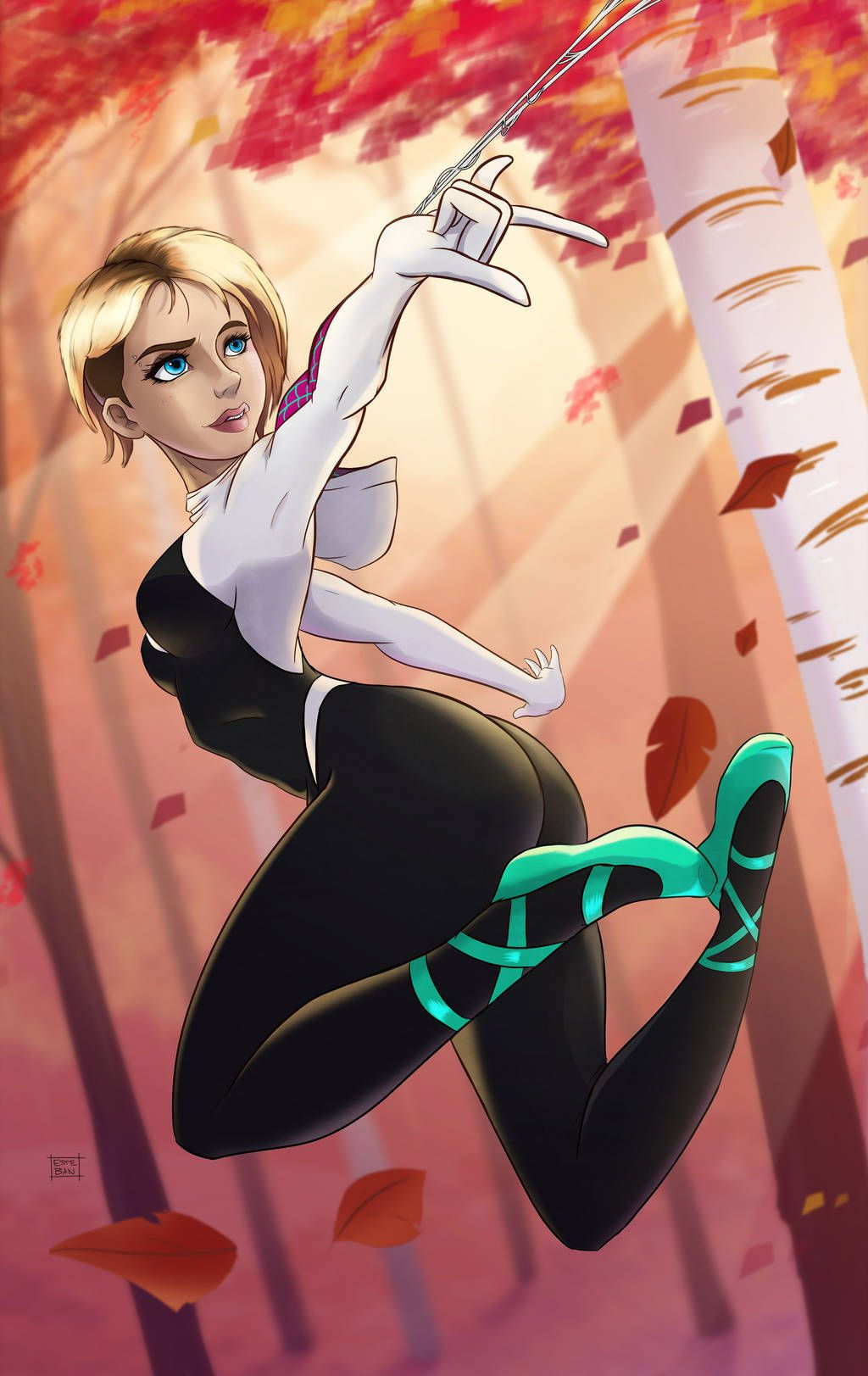 Wallpaper #w_SBOpMBKFX8bn3r_Hjv285 Pin by Matias Ontyveros on Pantalla Spider Gwen Art Marvel Spider